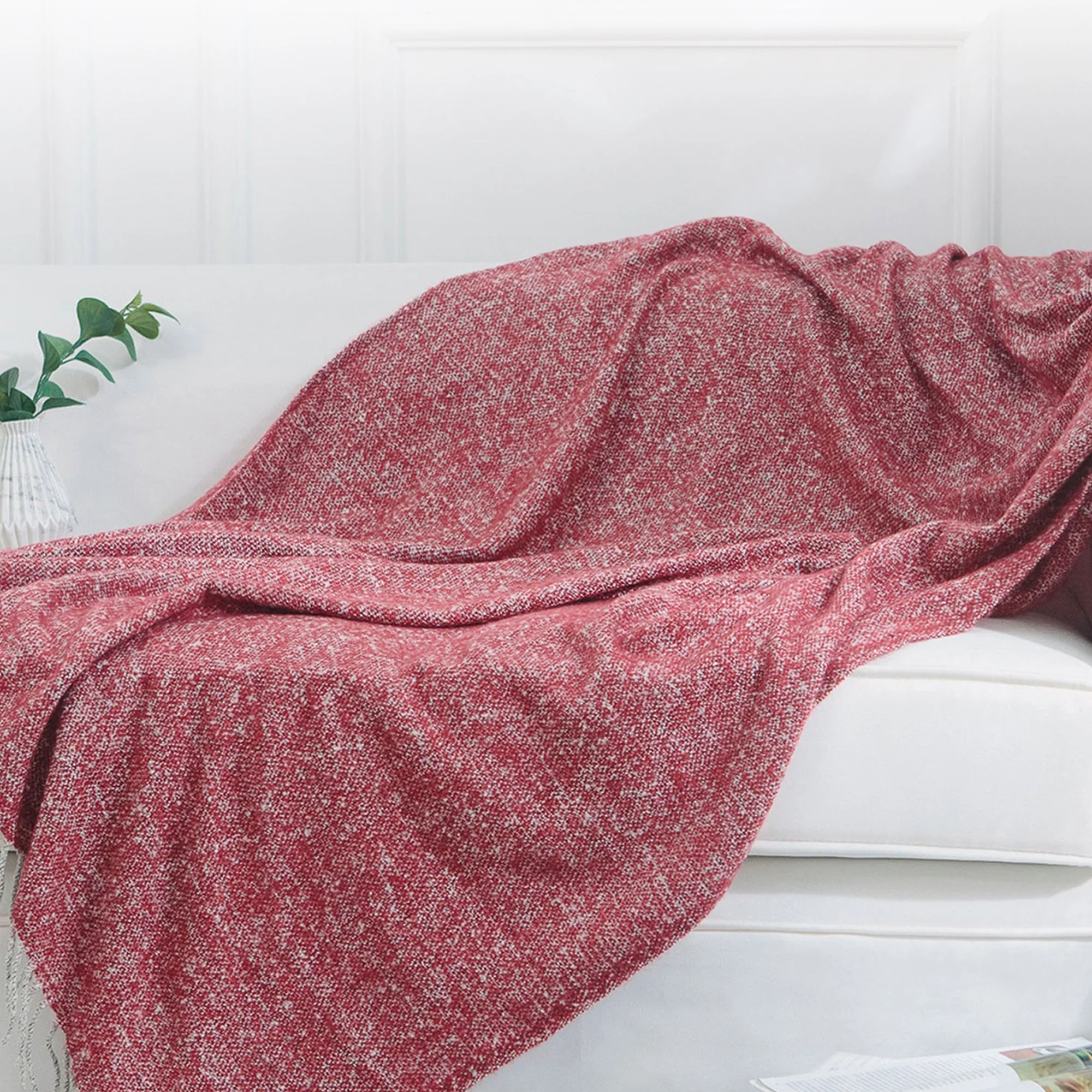 Cheer Collection Ultra Soft Knit Throw Blanket | 100% Acrylic Accent Throw - 50 x 60 inches - Image 3