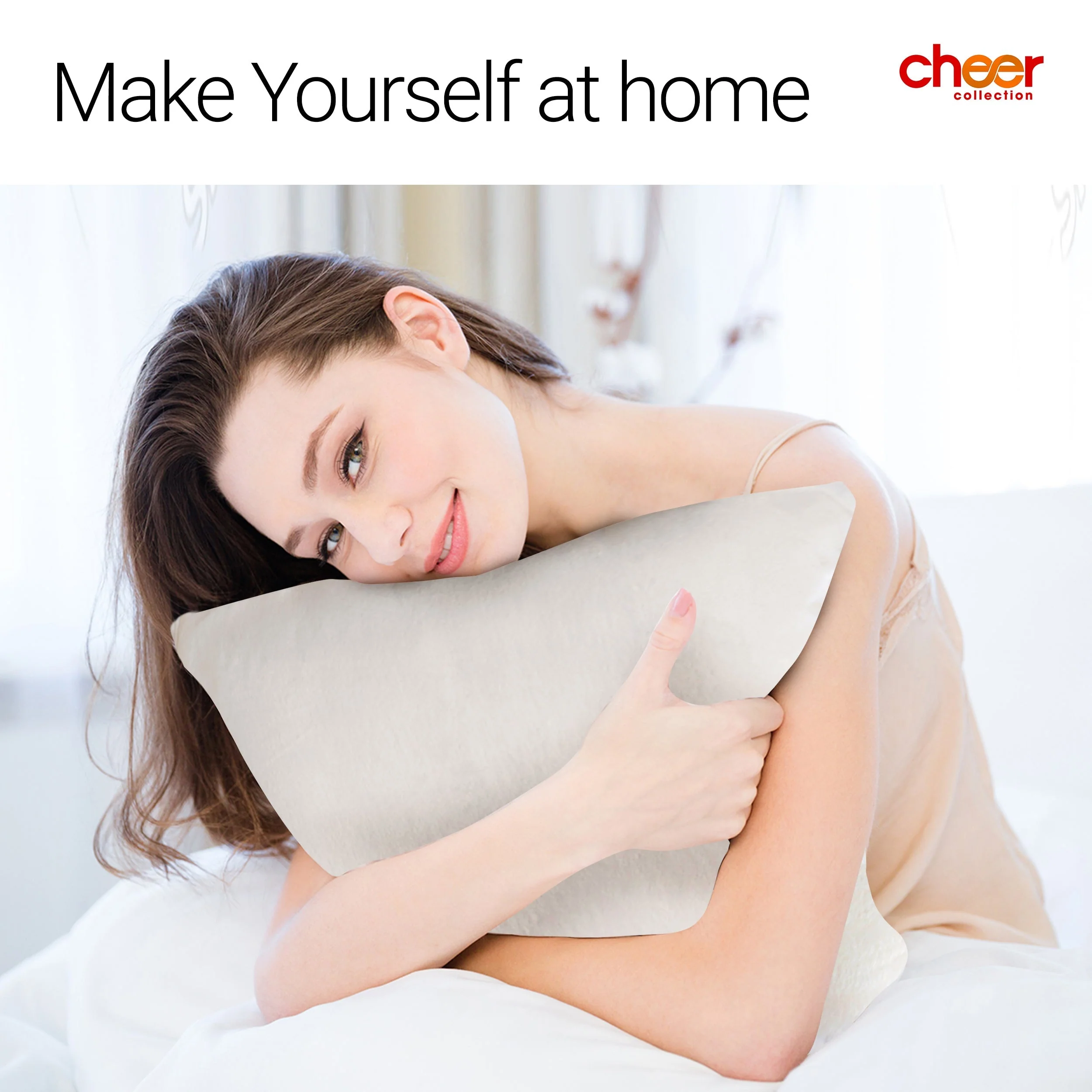 Cheer Collection Velour Throw Pillows - Set of 2 Decorative Couch Pillows - 18" x 18" - Image 8