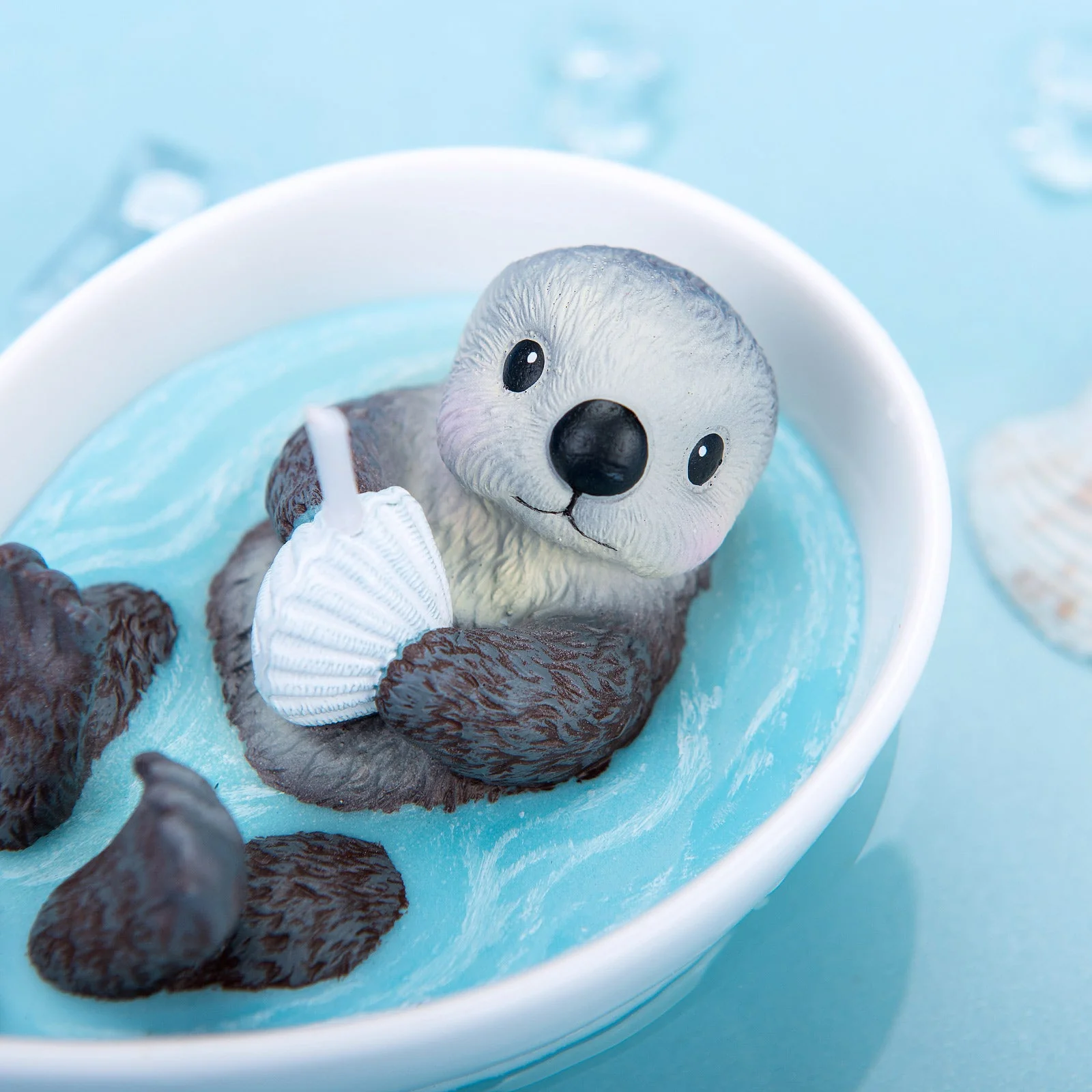 Cute Sea Otter Baby Scented Candle - Image 2
