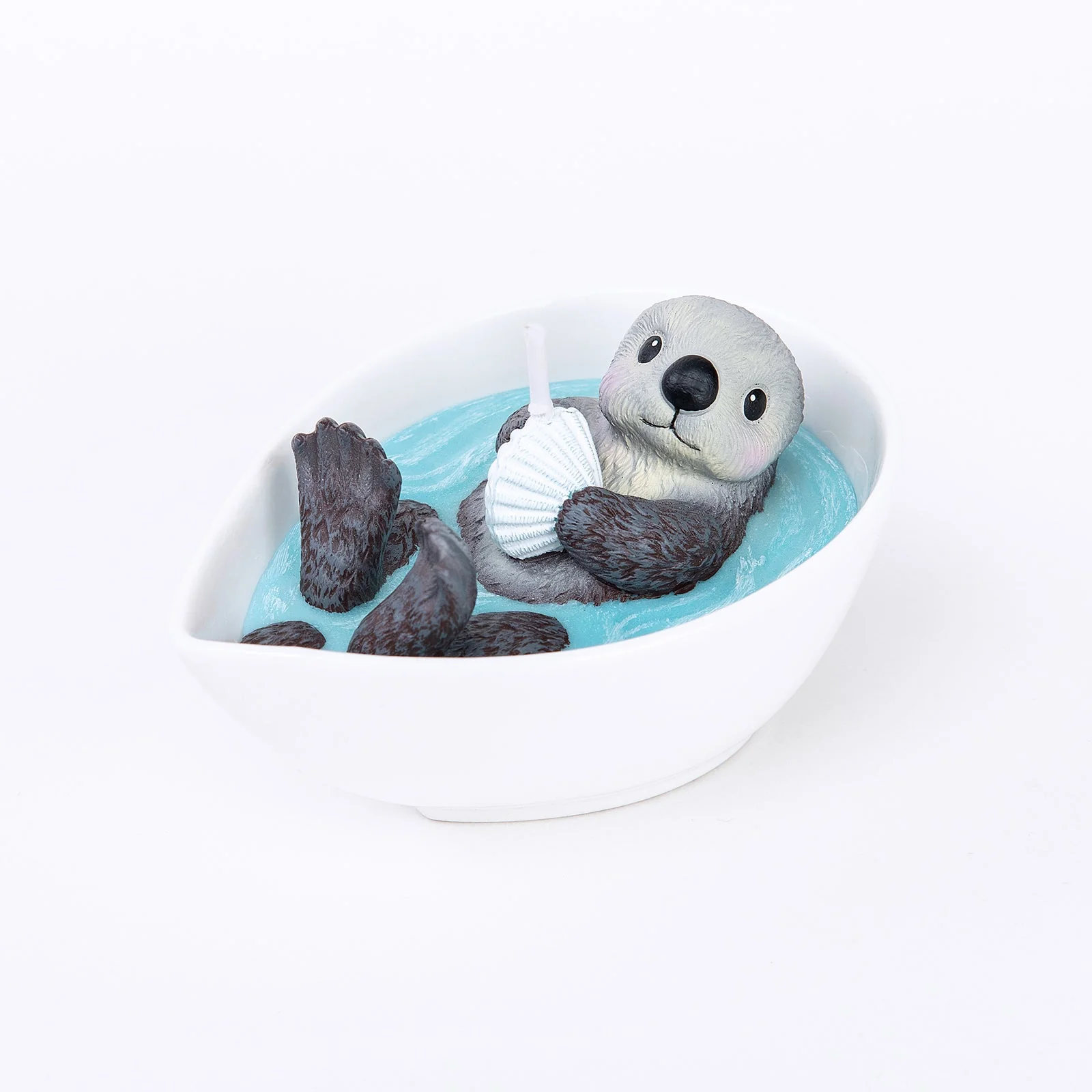 Cute Sea Otter Baby Scented Candle - Image 7