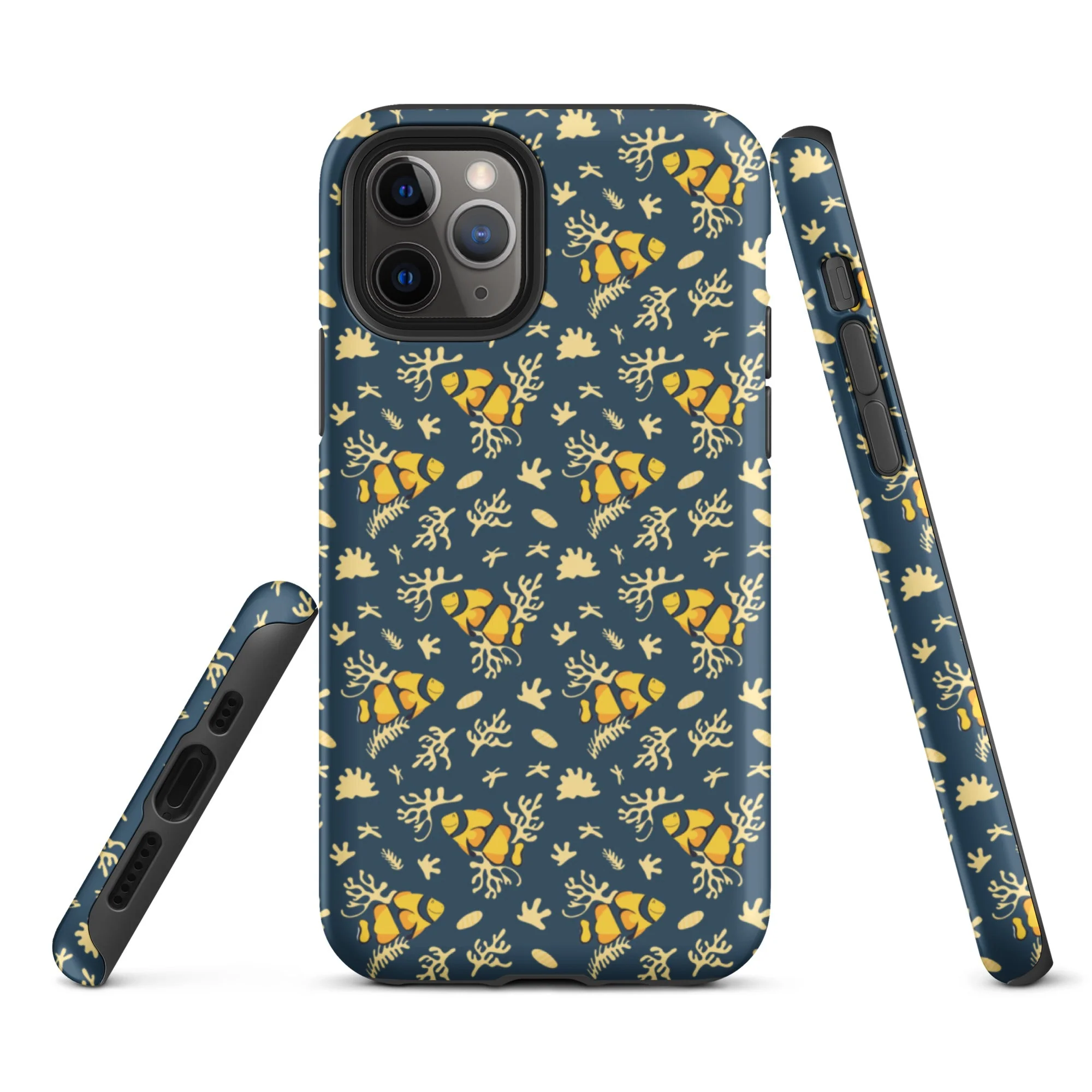 Deep Blue Clownfish Reef Tough Case for iPhone® - Image 4