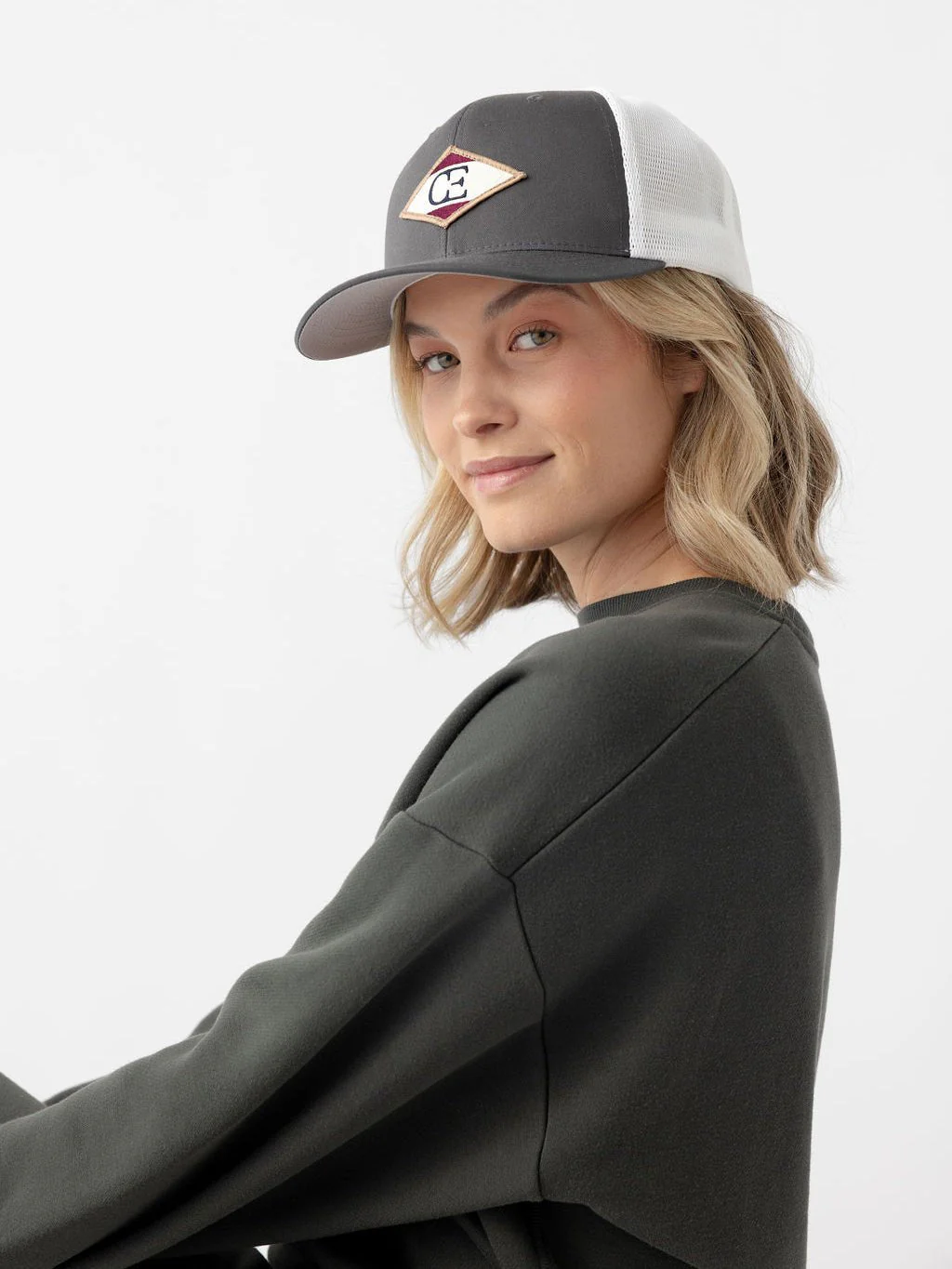 Diamond Mesh Trucker Hat - Image 11