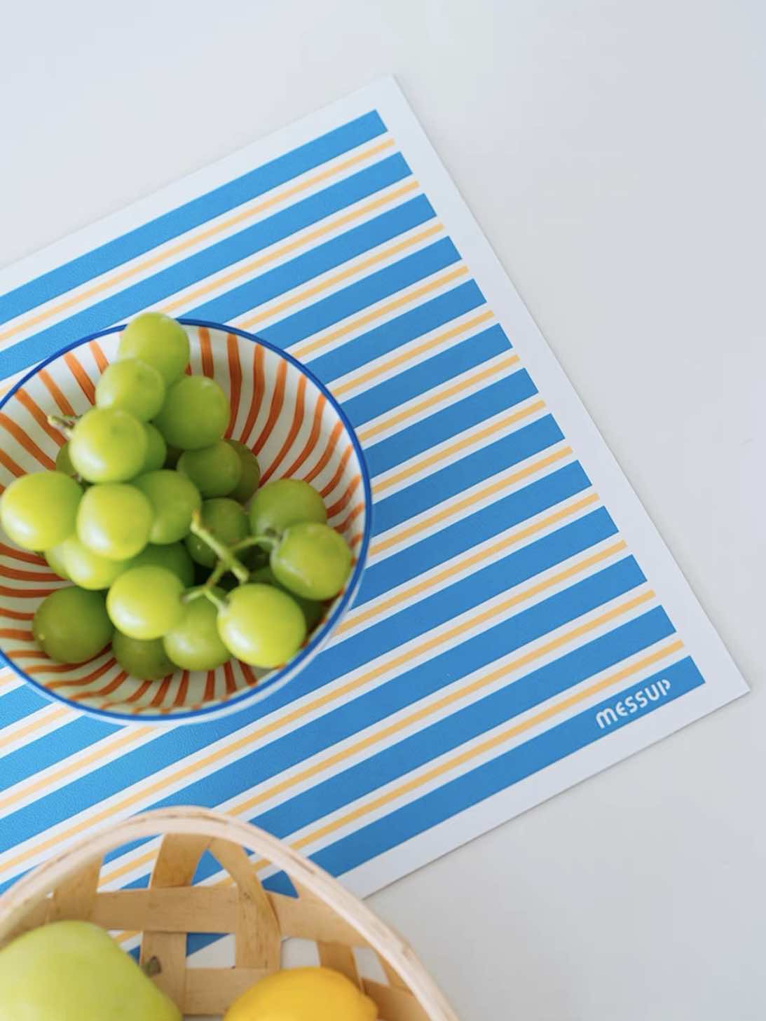 Dopamine Stripe Placemat Set Of 4 Pcs For Table Setting, Easy Cleaning - Image 7