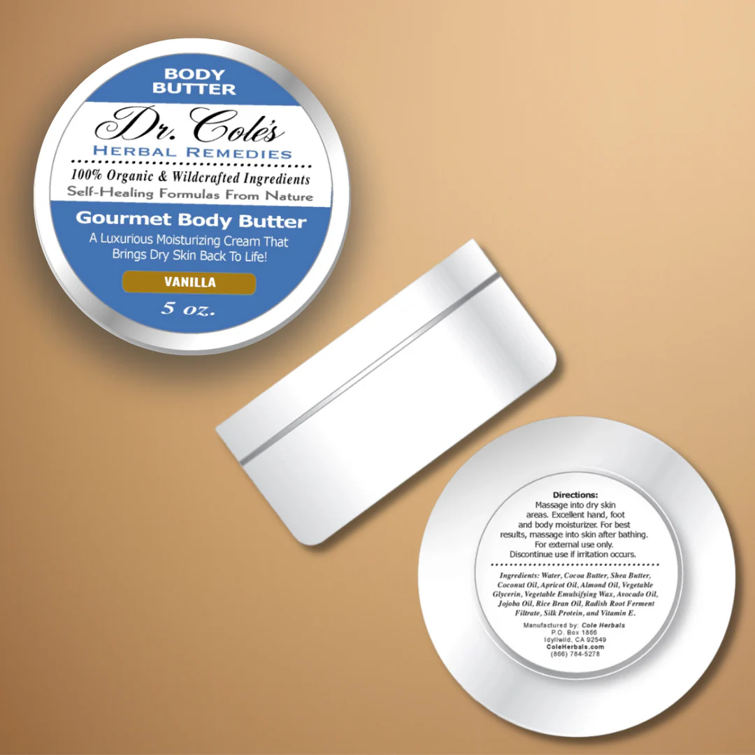 39 - Dr. Cole's Gourmet Body Butter - VANILLA - Image 9