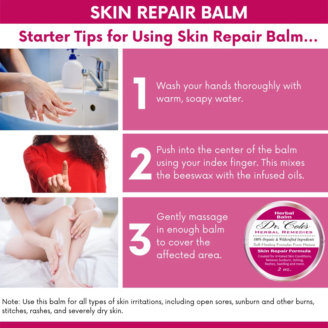 16 - Dr. Cole's Organic Skin Repair Herbal Balm - Image 7