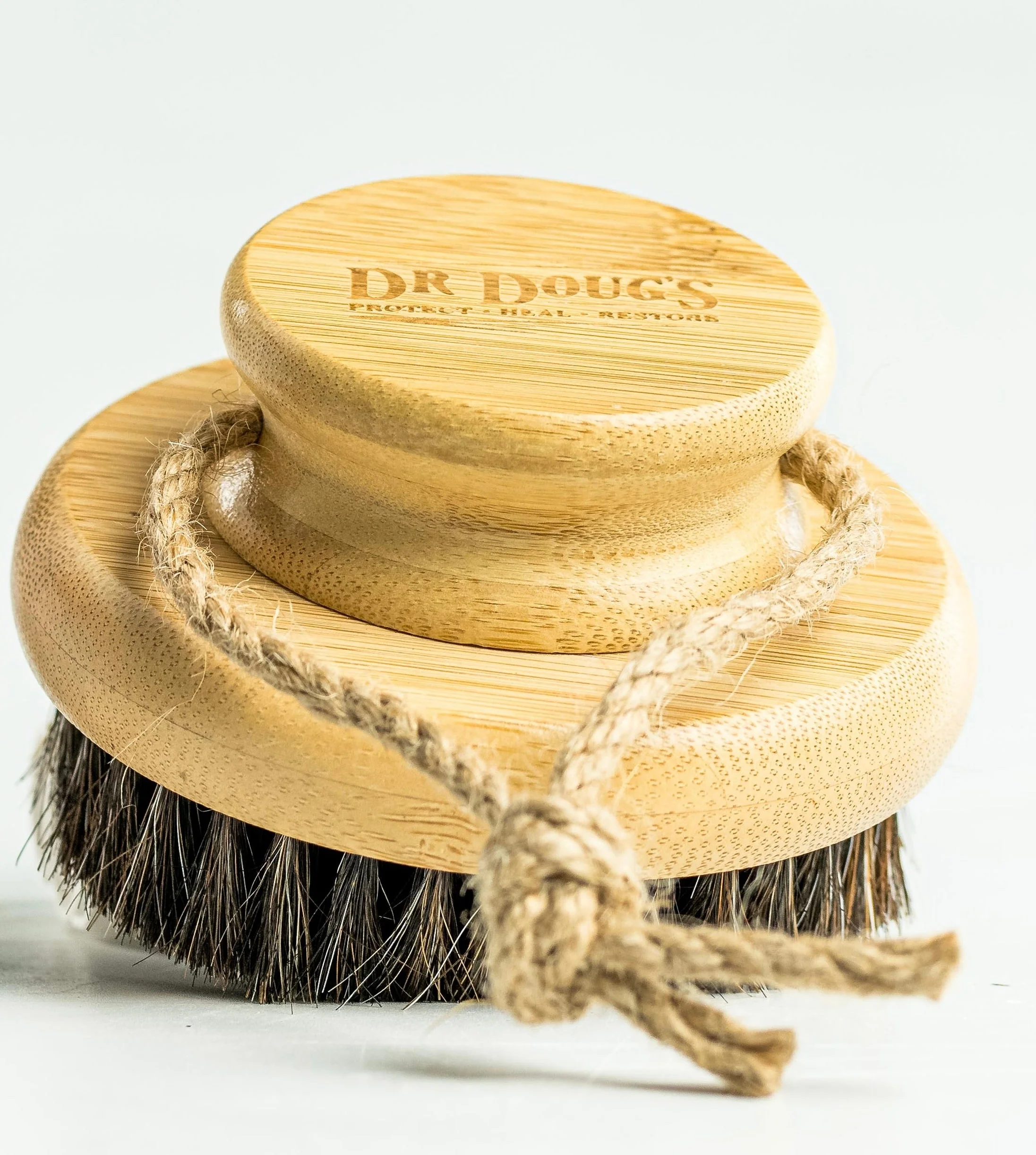 Dr. Doug's Premium Round Dry Brush – Exfoliate, Stimulate, Transform - Image 2