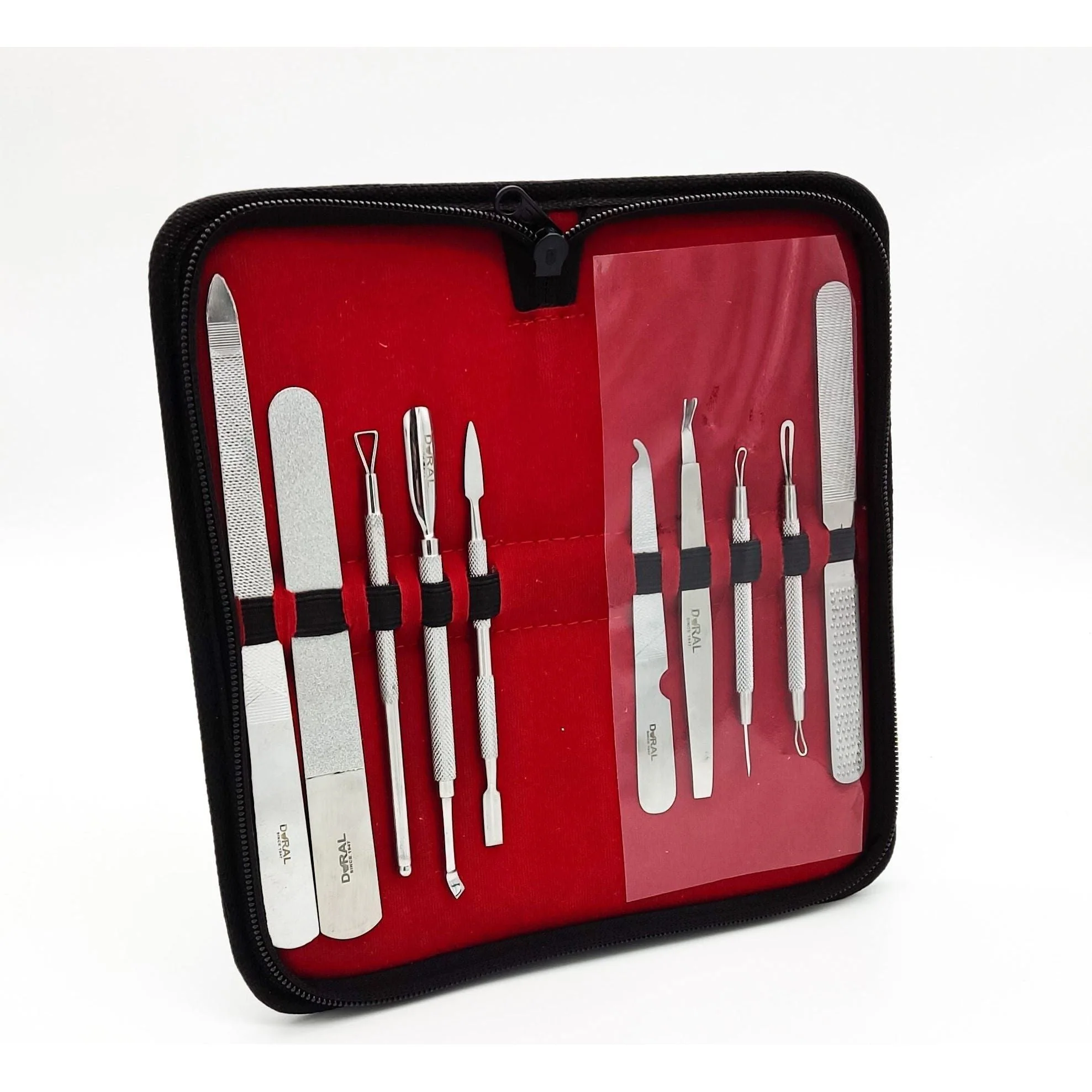 Dural Manicure/ Pedicure/Facial Complete Kit with Leather Case Stainless Steel (Grade A+) - Image 5