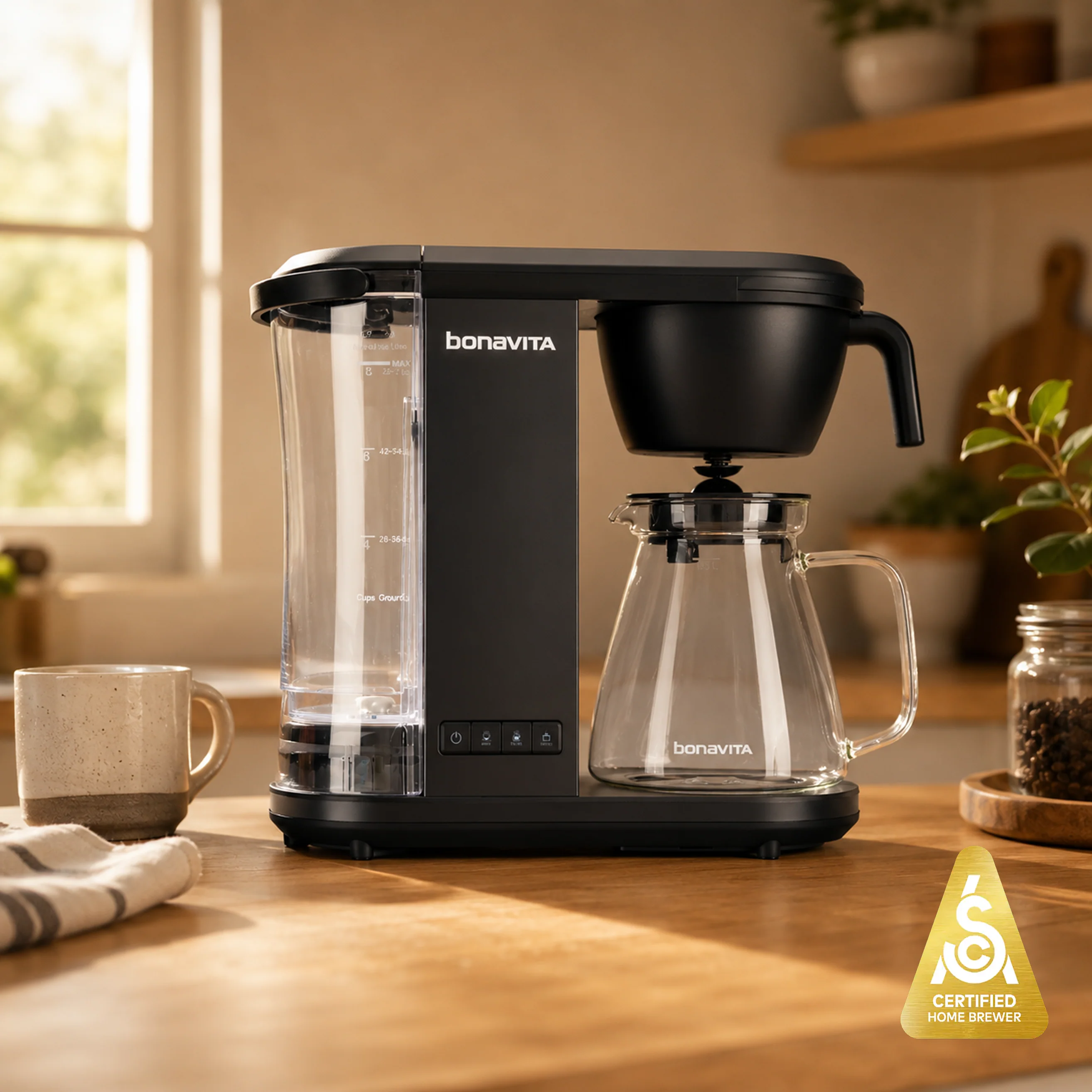 Enthusiast 8-Cup Drip Coffee Brewer with 1.3L Thermal or Glass Carafe - Image 7