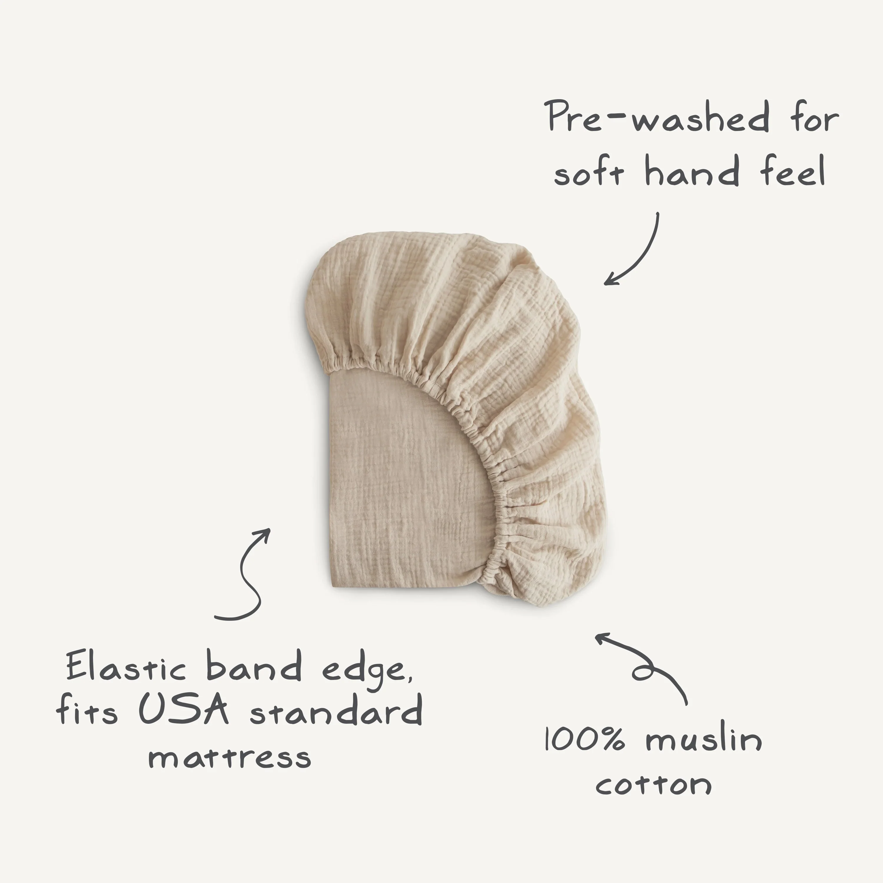 Extra Soft Muslin Crib Sheet - Image 124