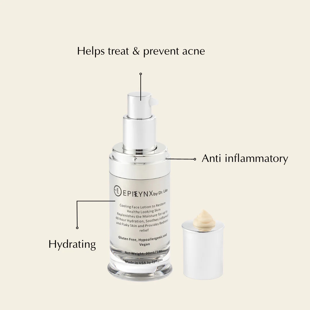 Face Moisturizer for Sensitive and Dry Skin - Lightweight - Image 6