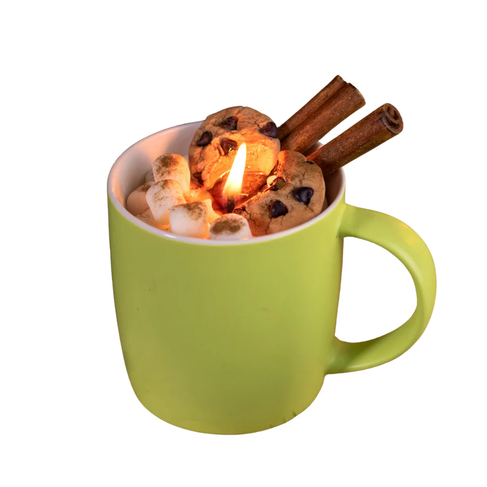 Fireside Cocoa Candle Mug Realistic Food Candle - Image 7