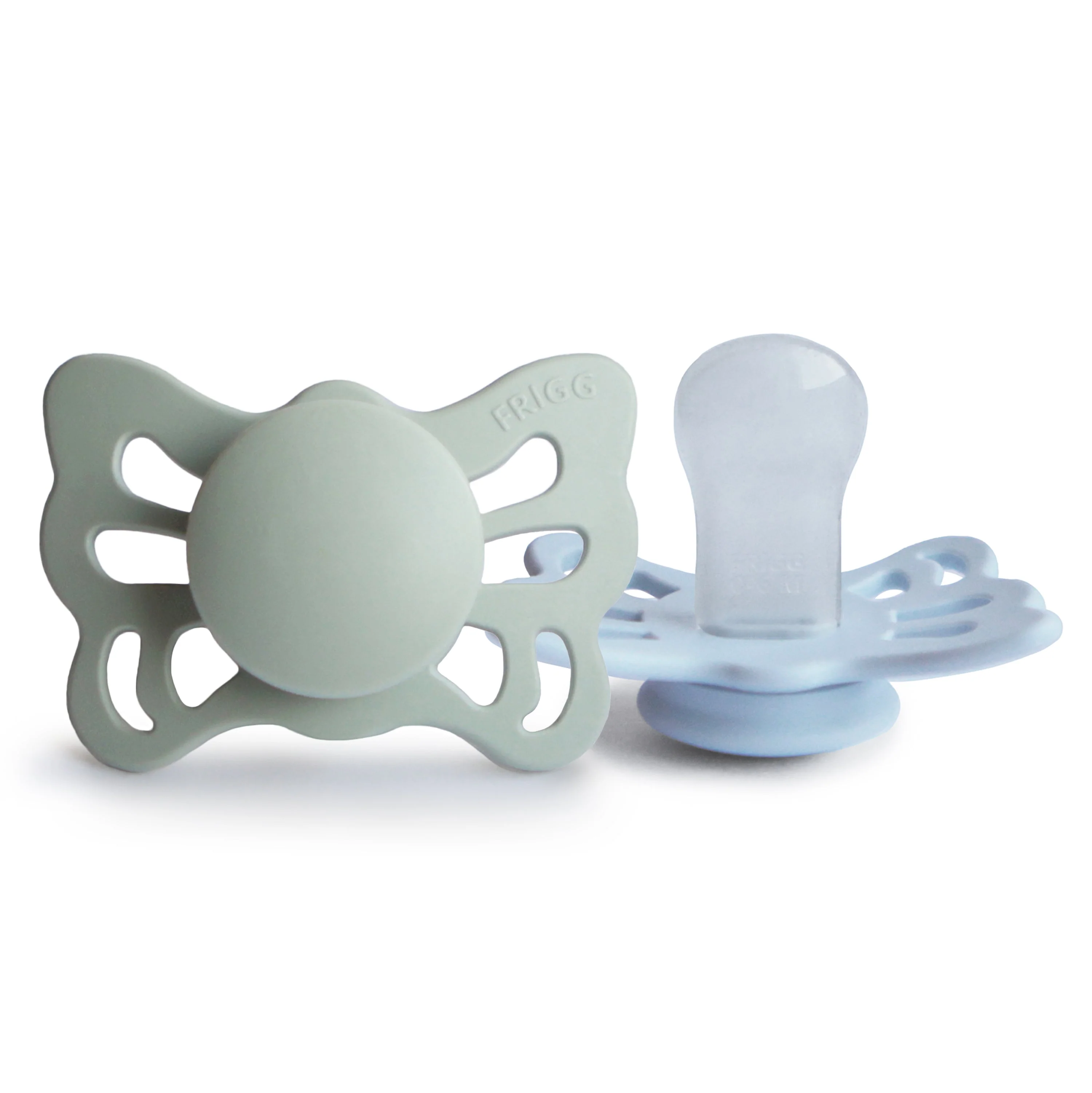 FRIGG Butterfly Anatomical Silicone Pacifier 2-Pack (0-6 Months) - Image 5