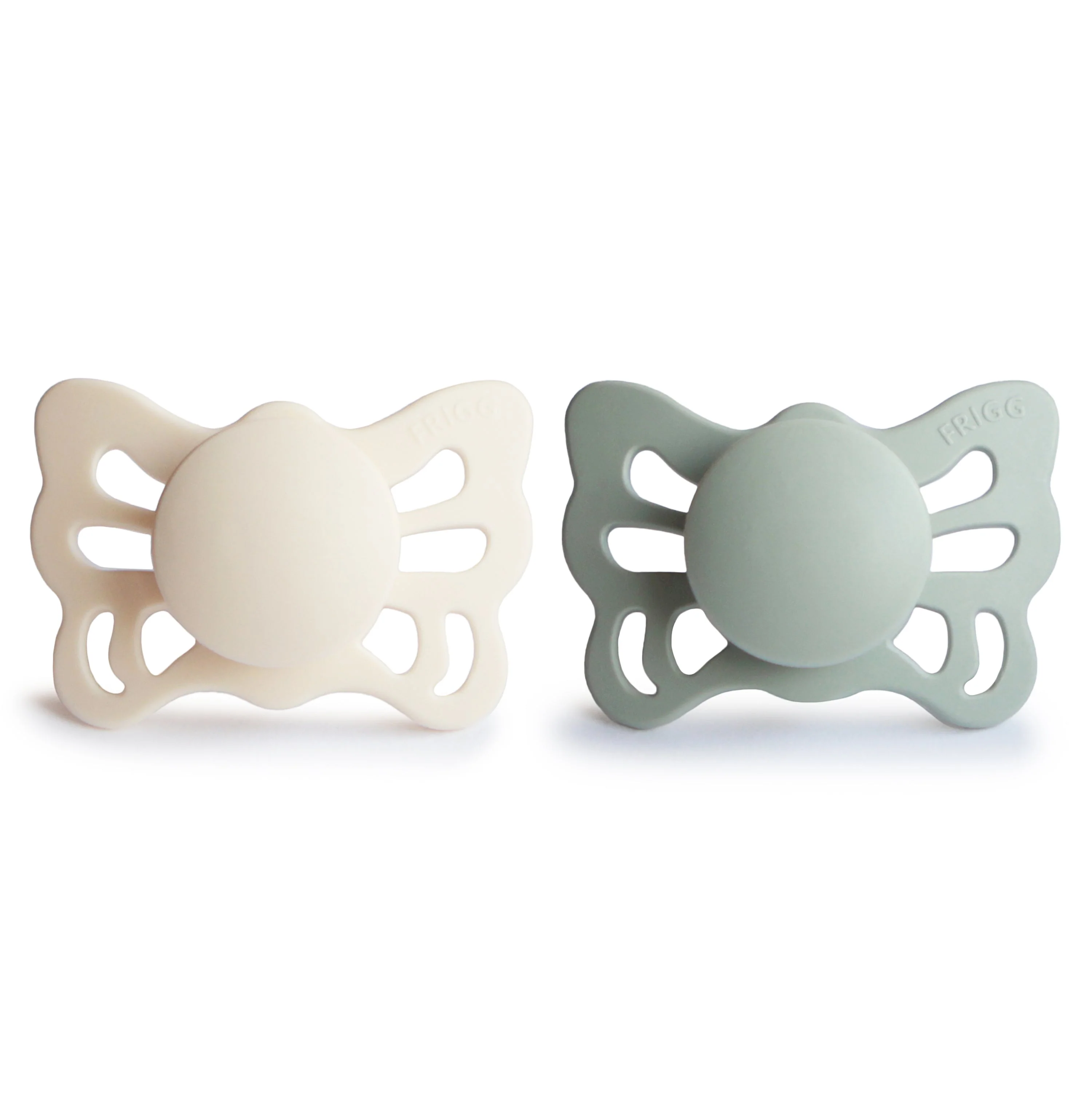FRIGG Butterfly Anatomical Silicone Pacifier 2-Pack (0-6 Months) - Image 8