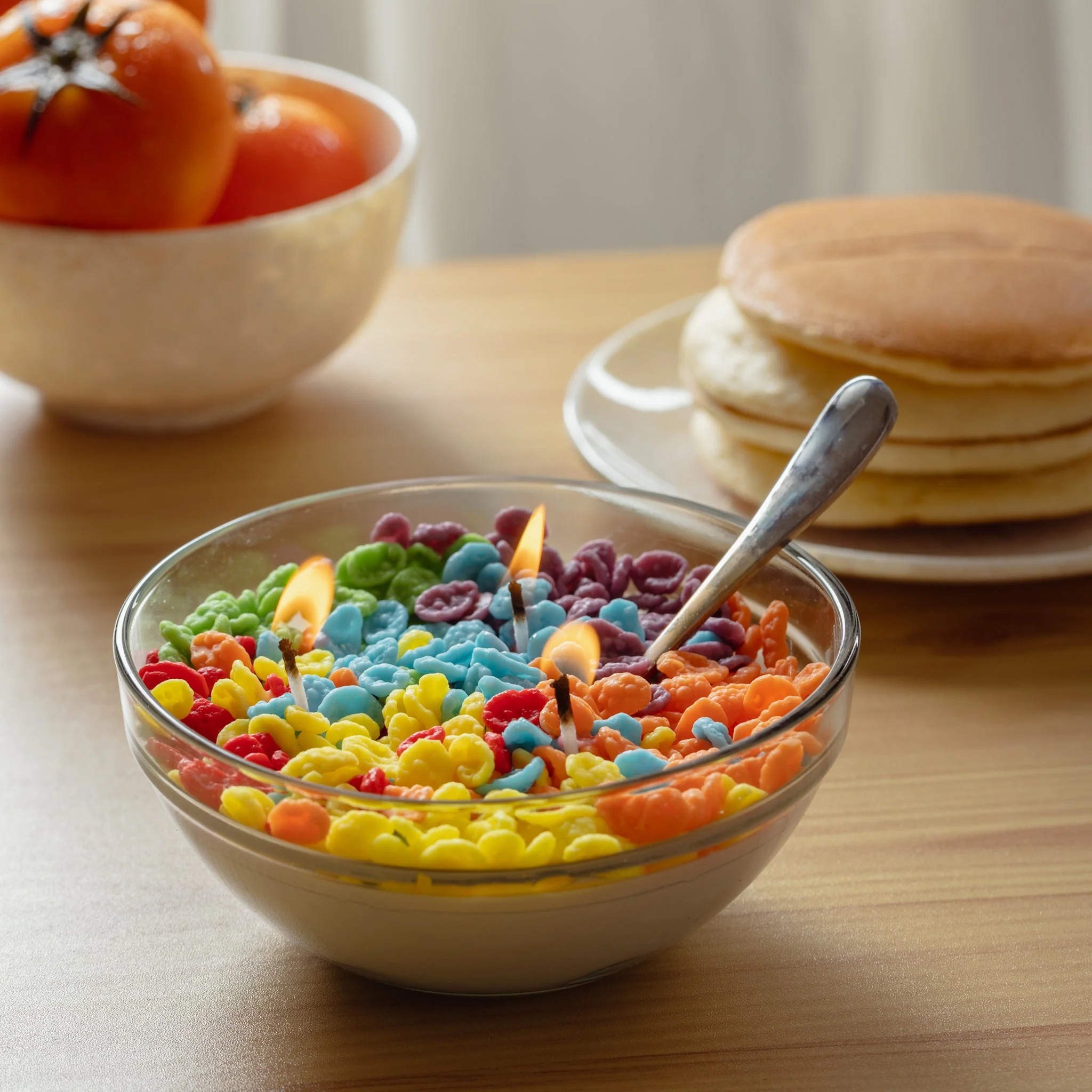 Fruity Pebbles Cereal Candle Bowl - Image 2