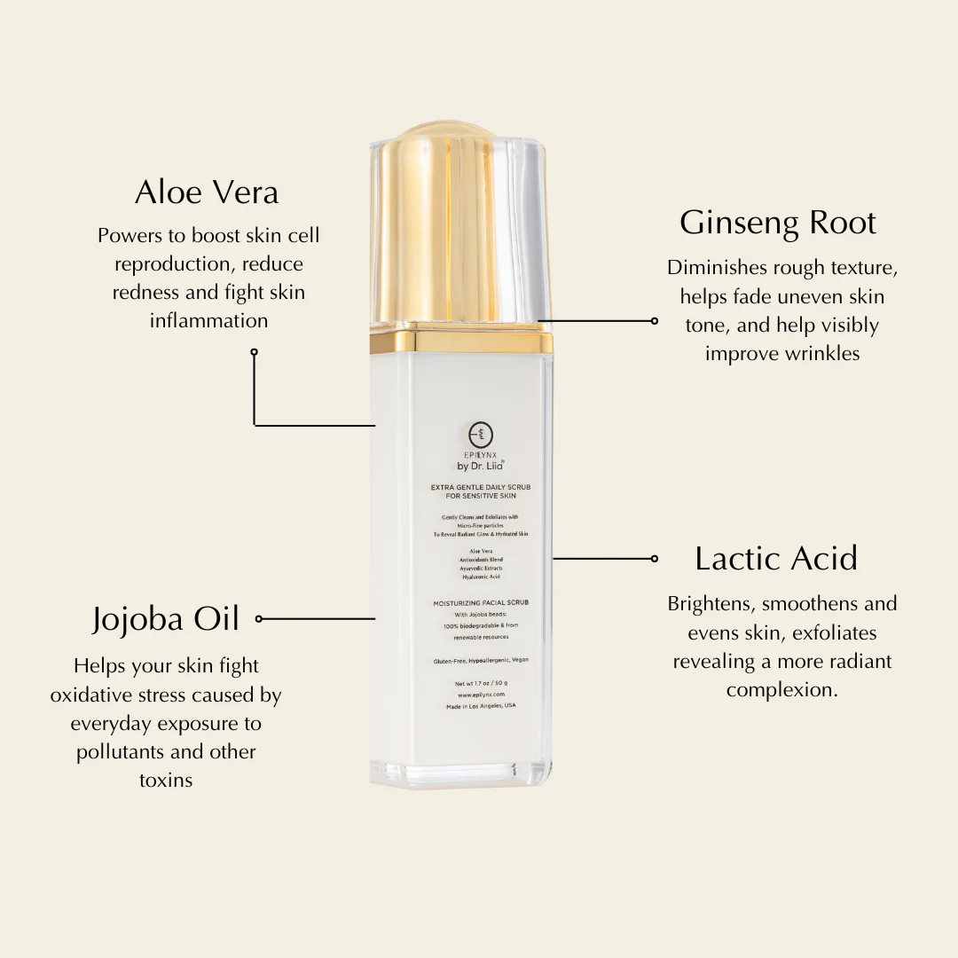 Gentle Daily Scrub Cleanser For Sensitive Skin - Image 3