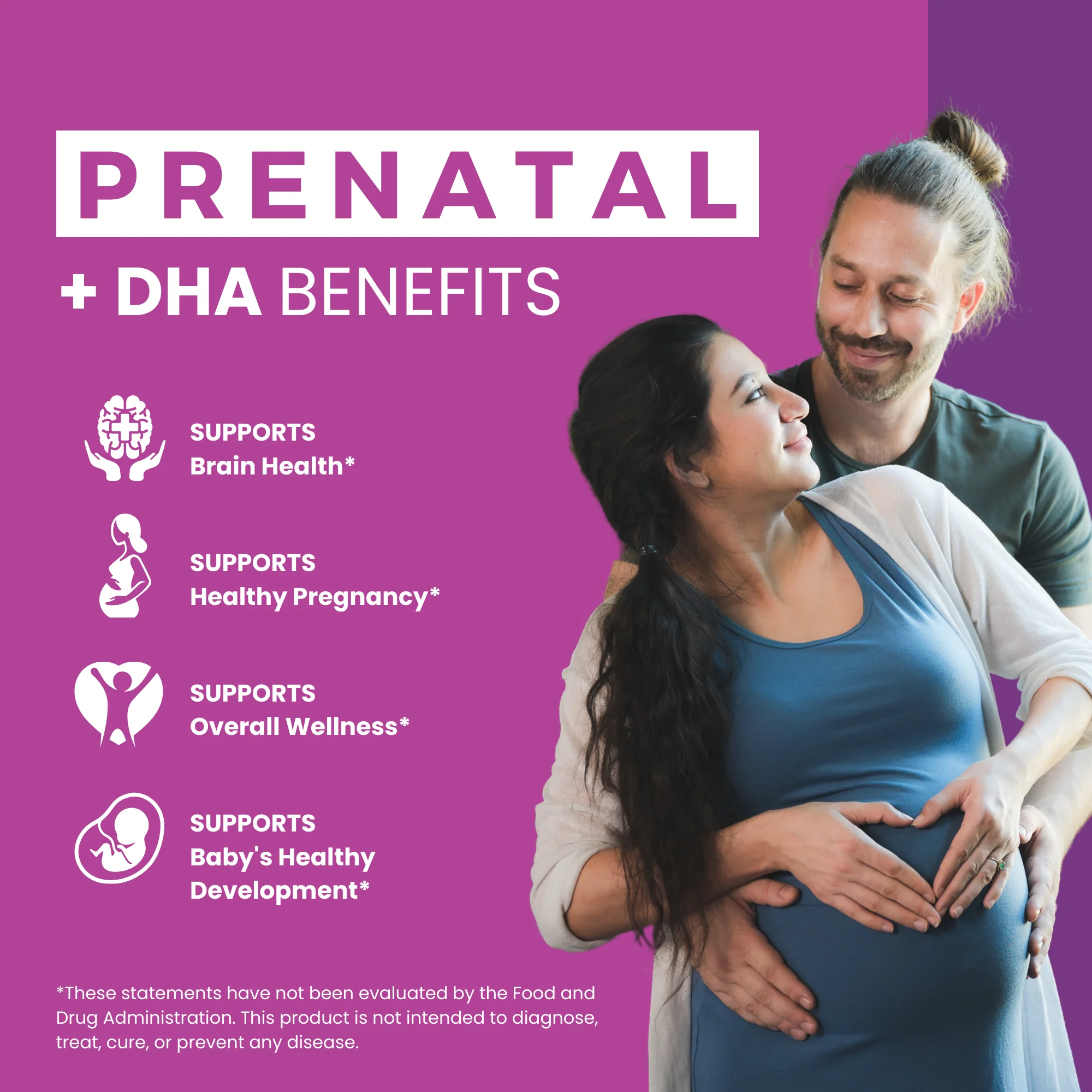 Halal Prenatal Vitamins + DHA & Ginger - Image 2