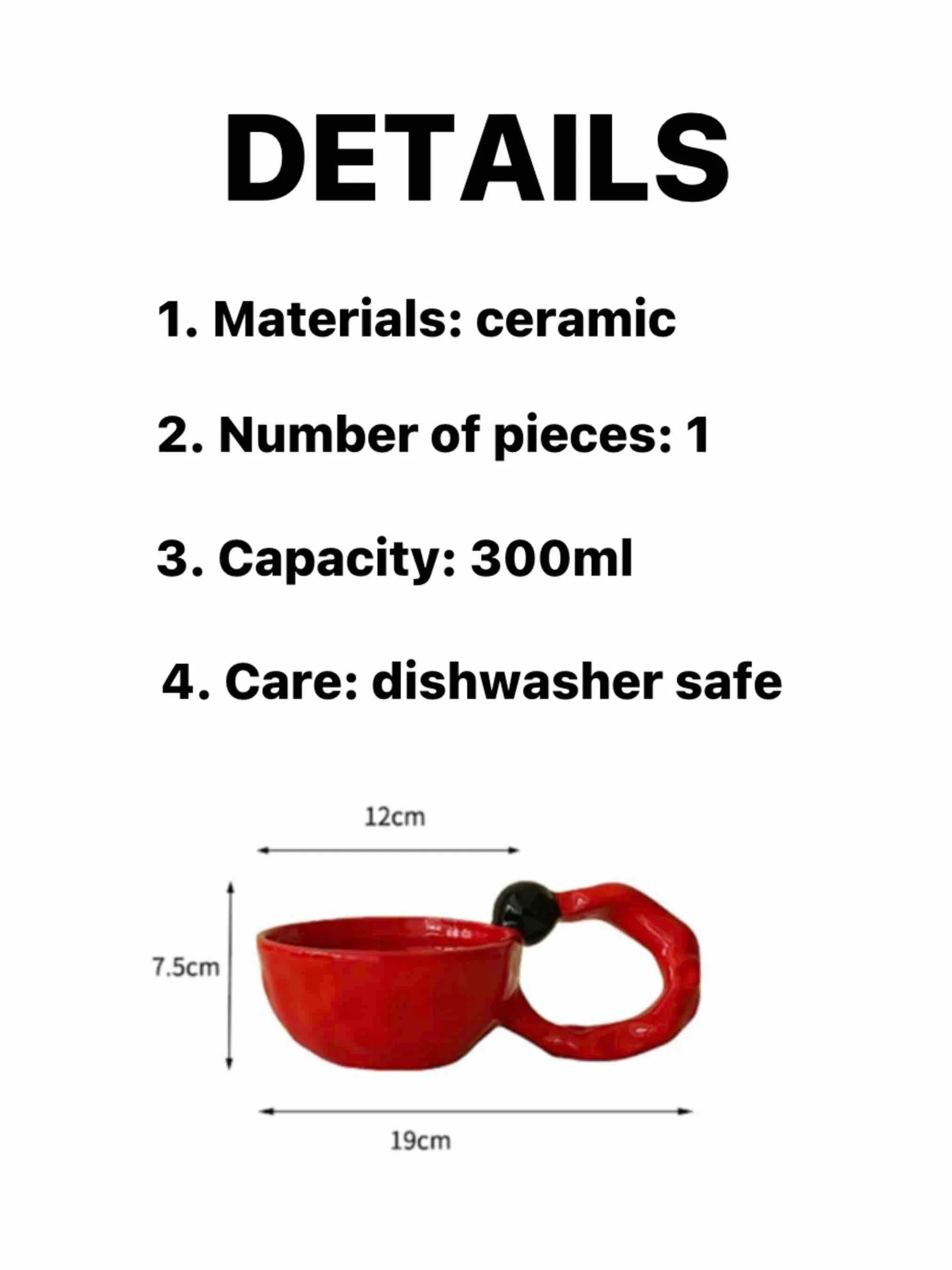 Handmade Irregular Retro Ceramic Bubble Coffee Mug, Espresso Cup - Image 12