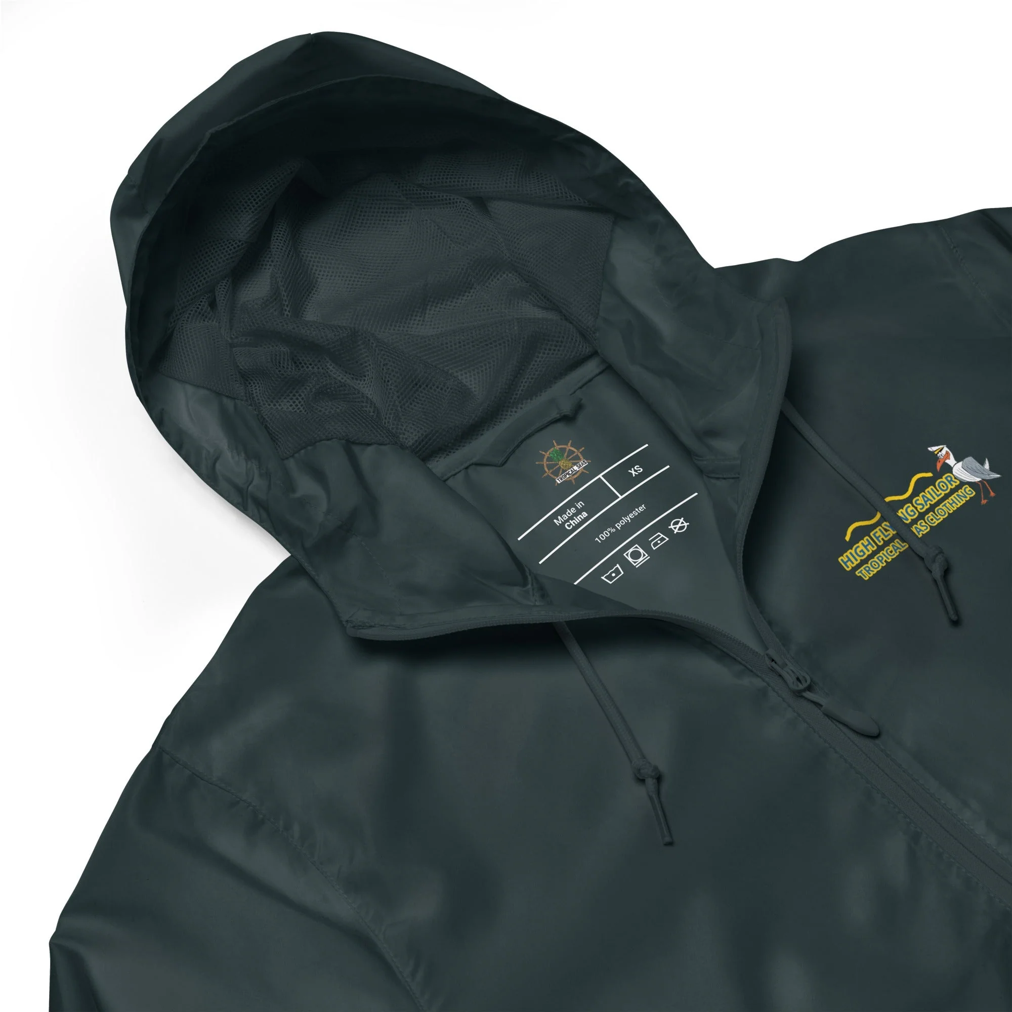 High Flying Sailor Lightweight Zip Up Windbreaker - Image 3