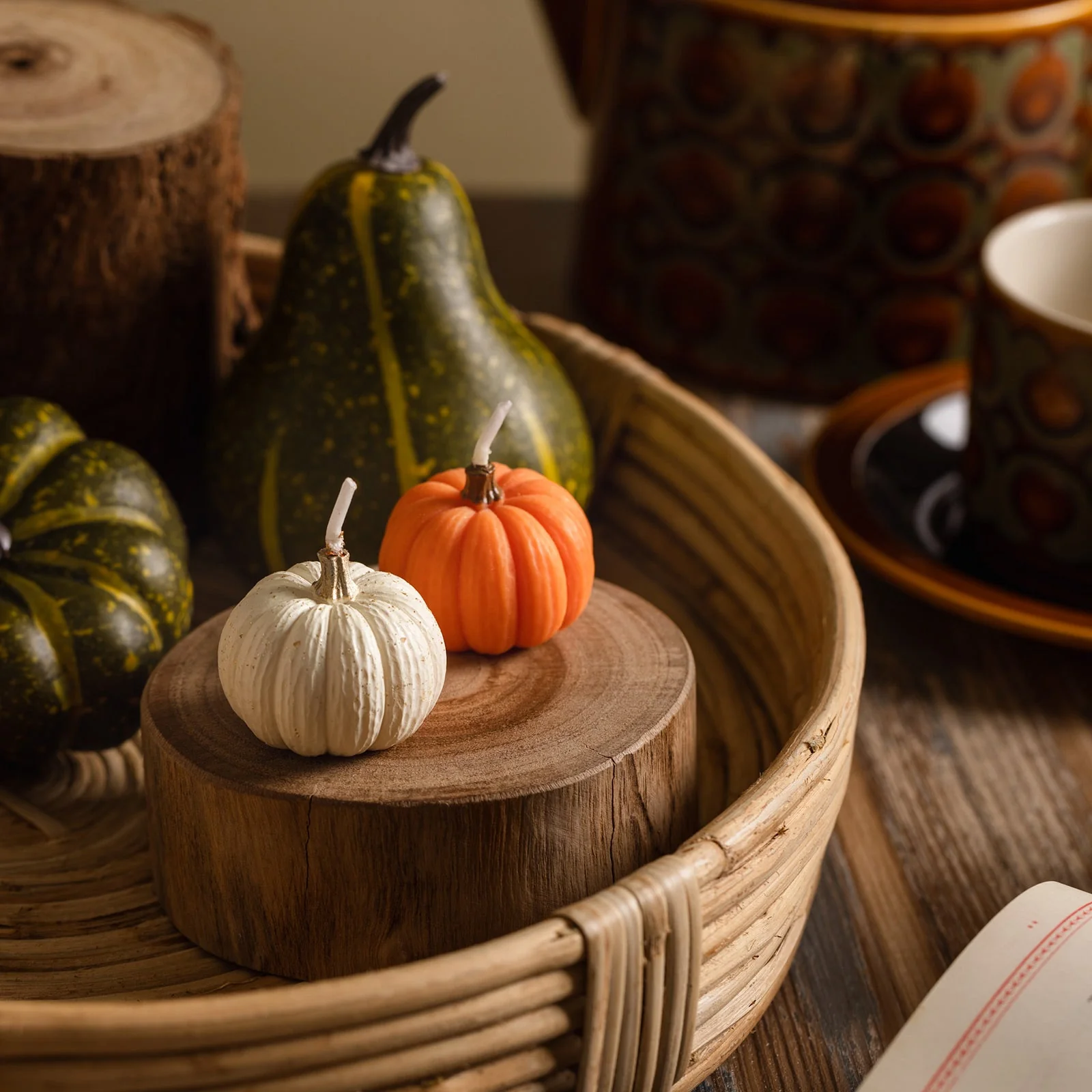 iLikePar Autumn Pumpkin Candles - Image 2