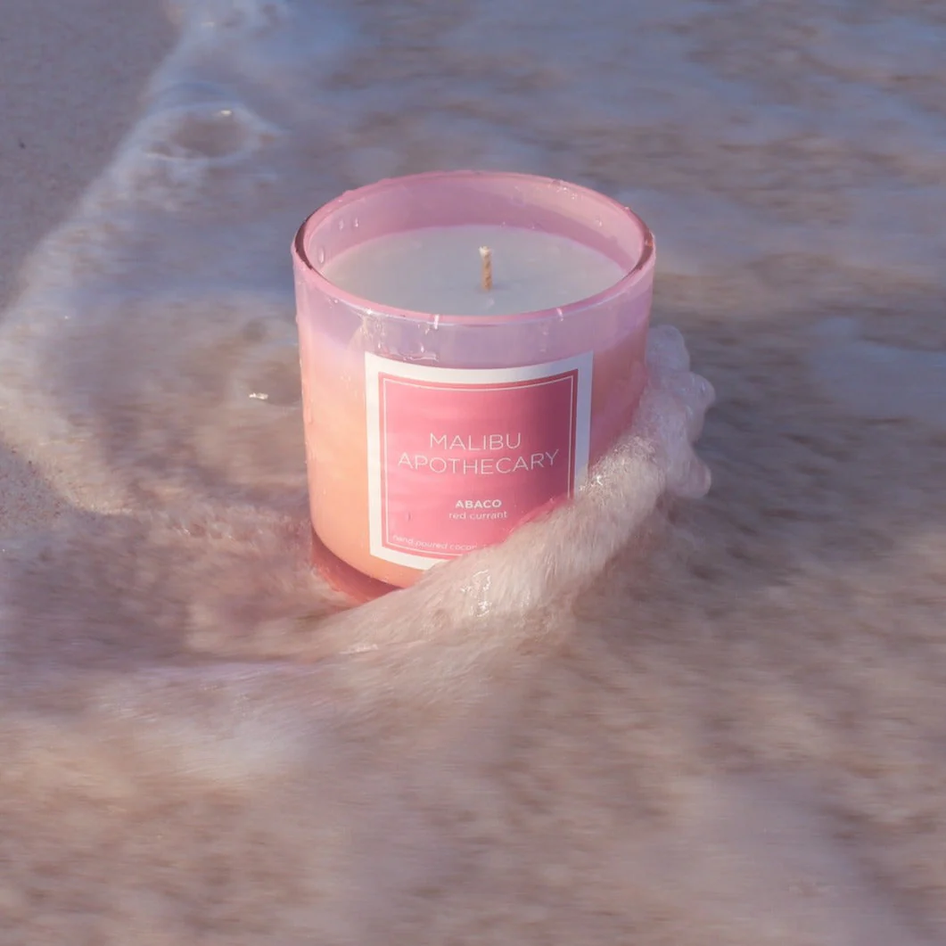 Iridescent Pink Candle - Image 2