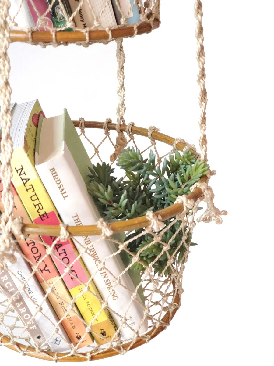Jhuri Double Hanging Basket - Image 5