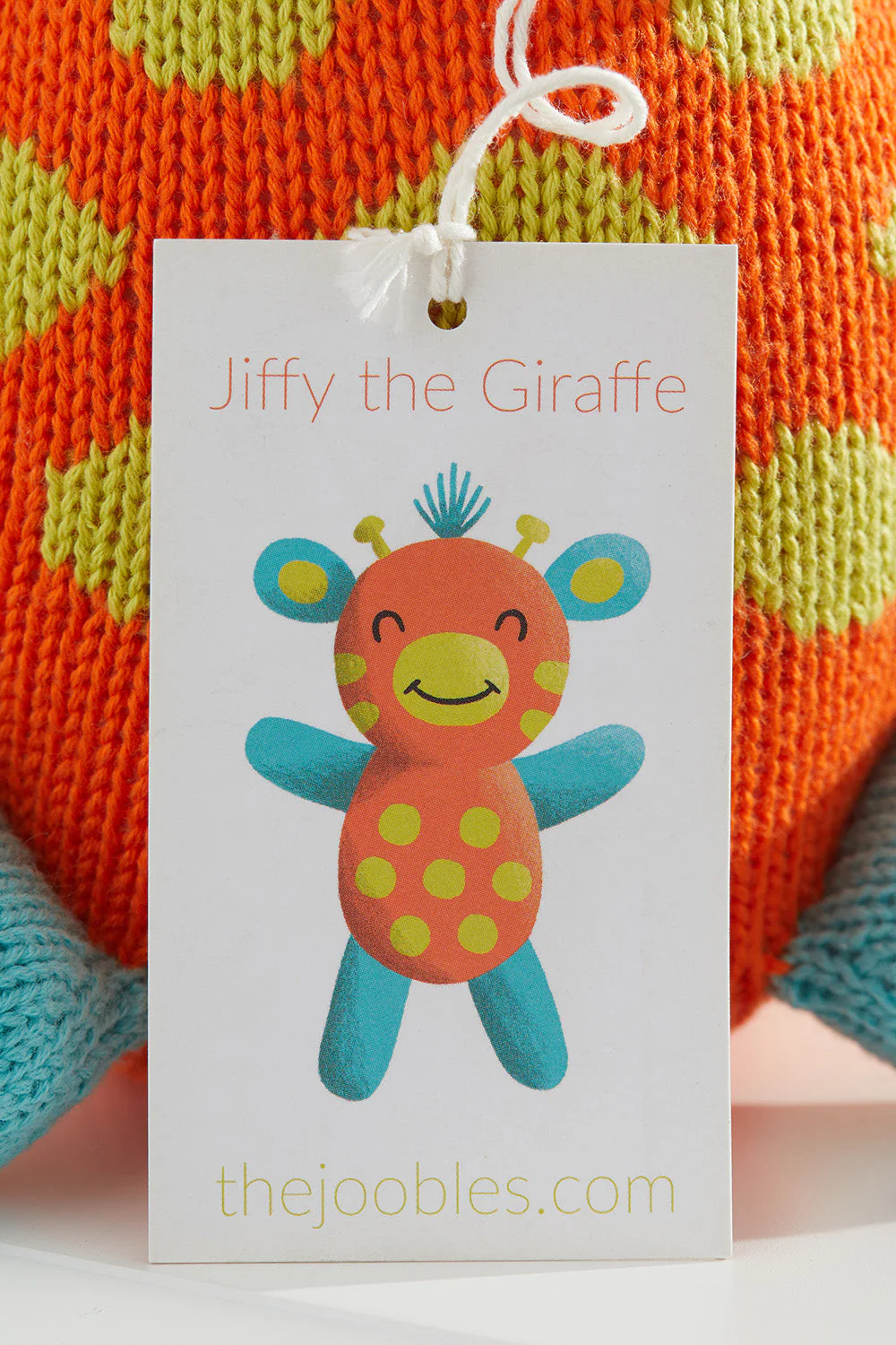 Jiffy the Giraffe - Organic Giraffe Stuffed Animal - Image 4