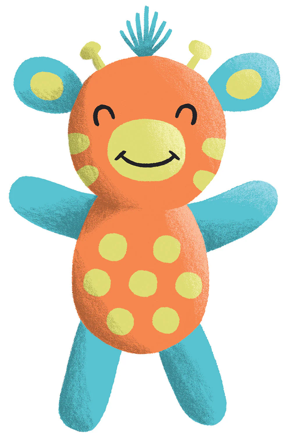 Jiffy the Giraffe - Organic Giraffe Stuffed Animal - Image 5