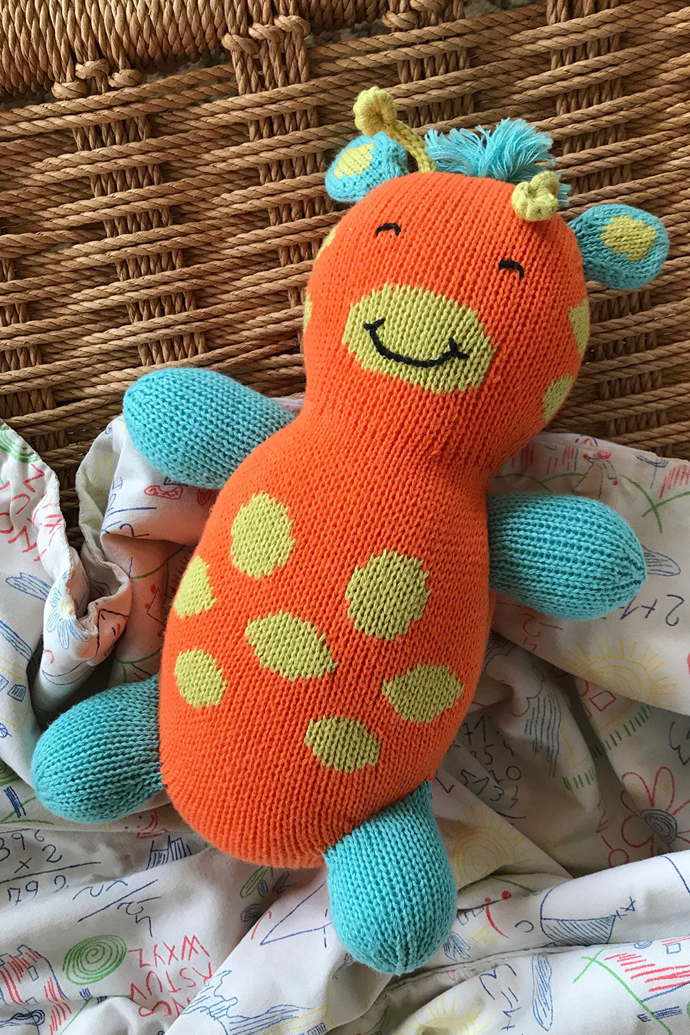 Jiffy the Giraffe - Organic Giraffe Stuffed Animal - Image 7