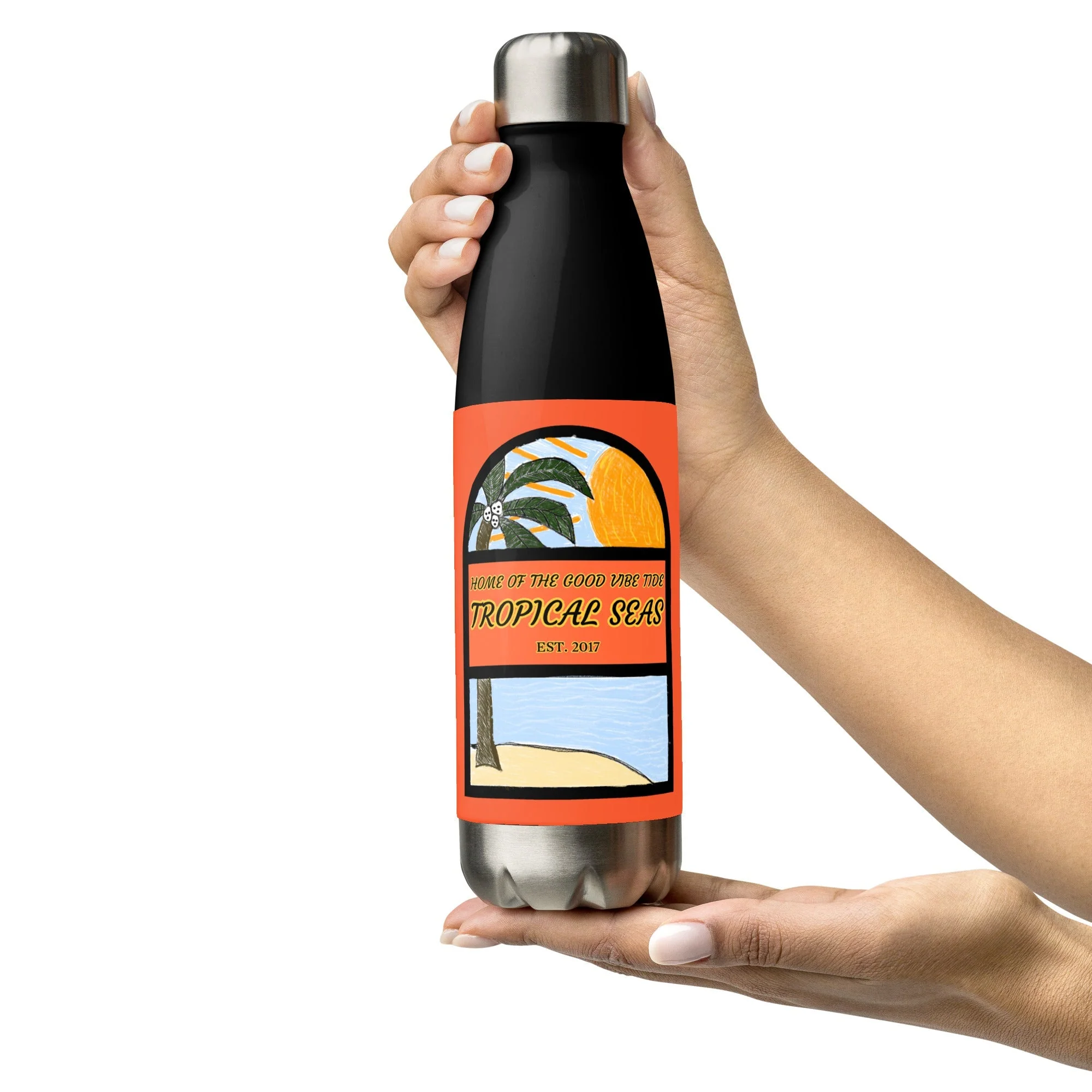 Lazy Afternoon Sketch Stainless Steel Water Bottle