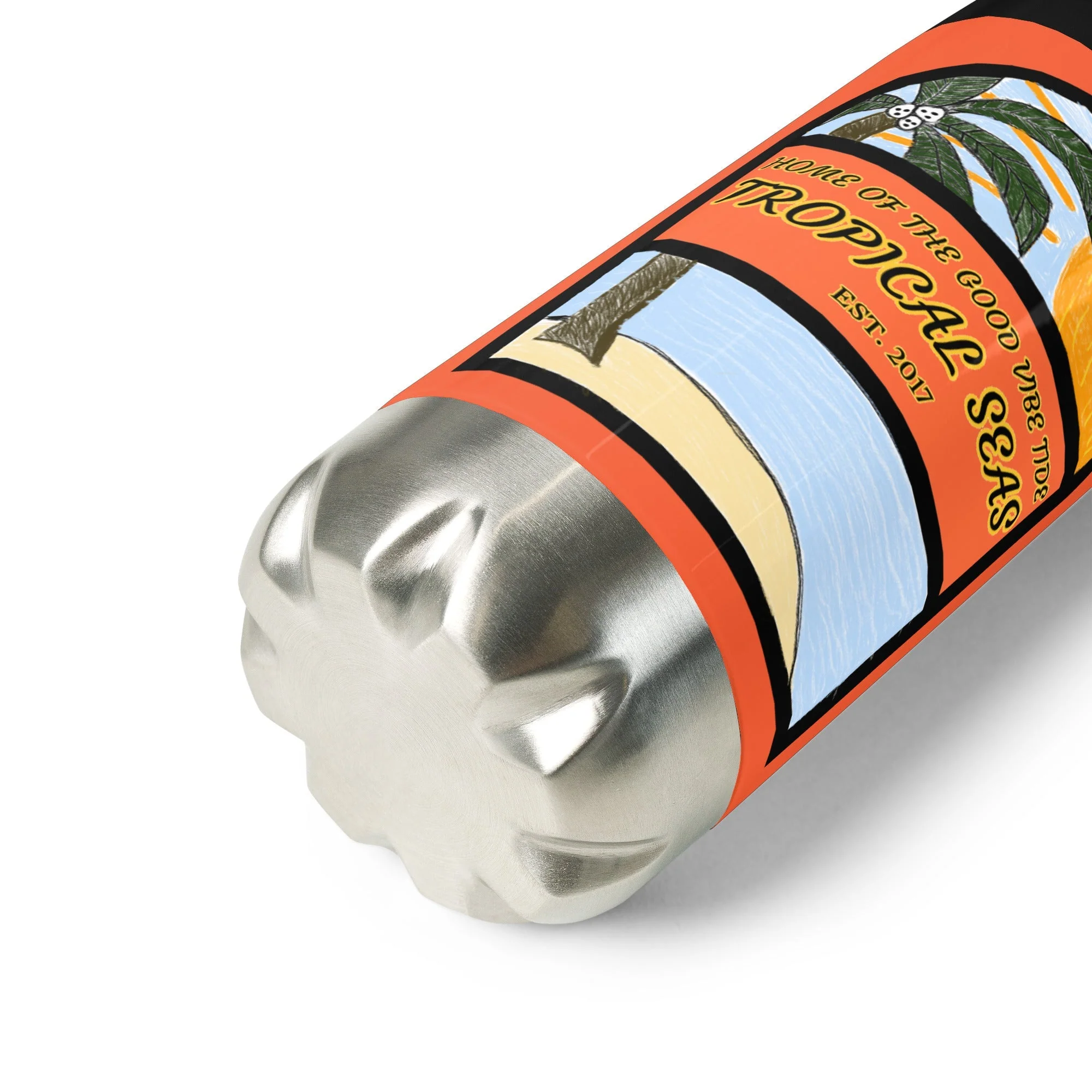Lazy Afternoon Sketch Stainless Steel Water Bottle - Image 3