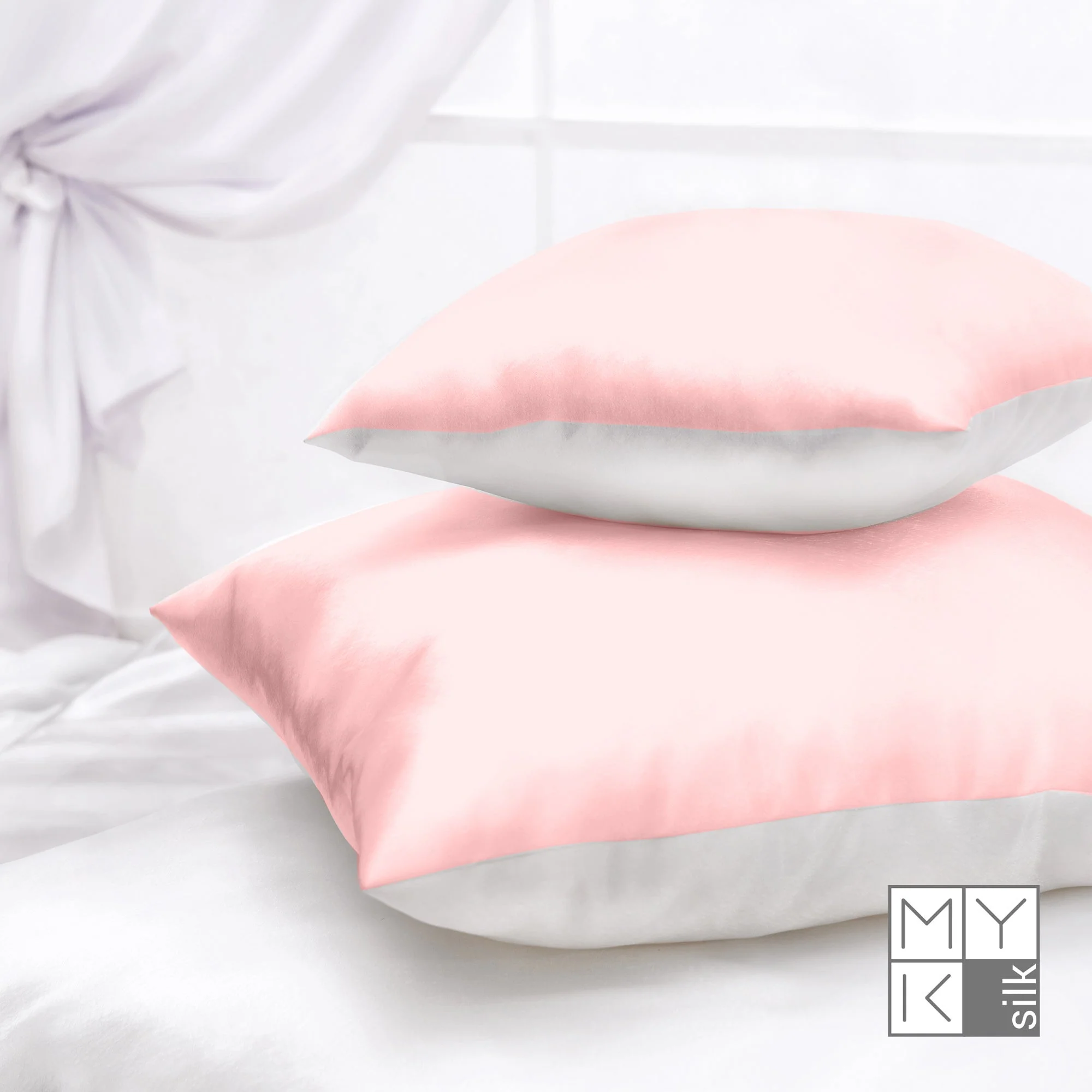 Luxury Mulberry Silk Pillowcase with Cotton Underside (25 momme) - Image 8