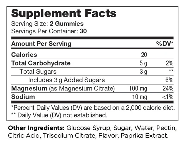 Magnesium Gummies Peach - Image 4