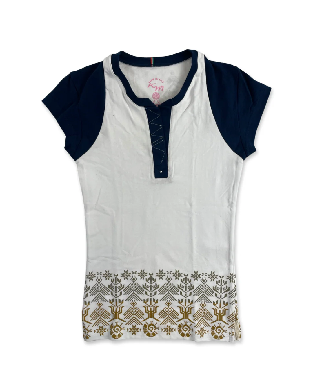 Maiz Women's Short Sleeve Shirt, White - Image 2