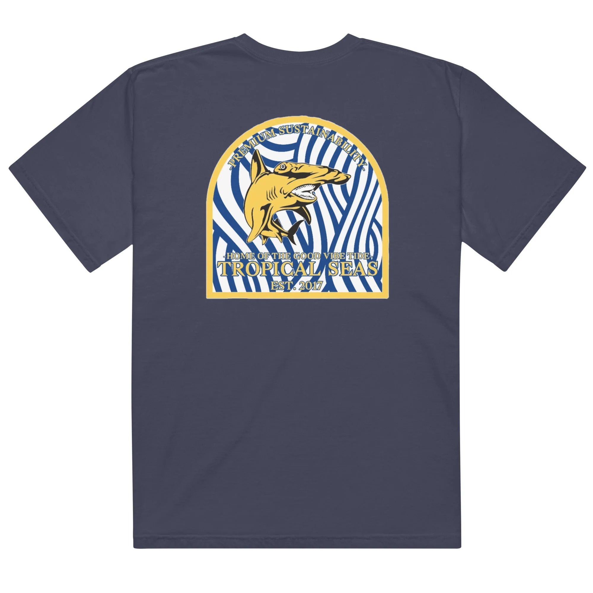 Men’s Hammerhead Shark Heavyweight T-Shirt - Image 4
