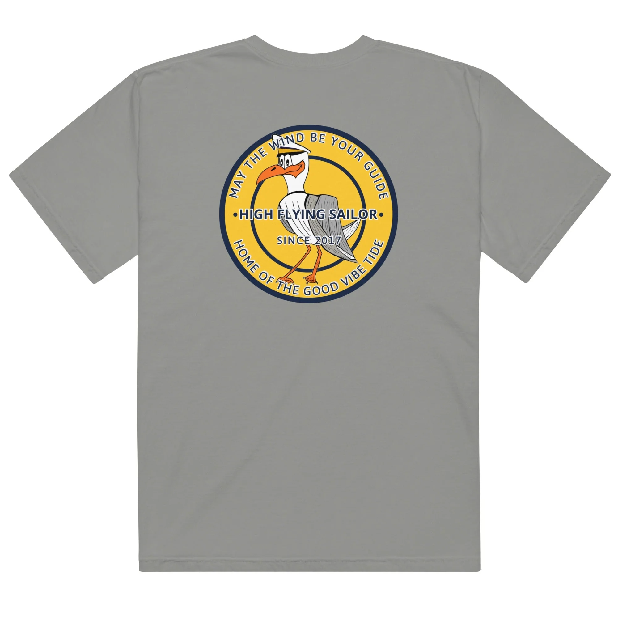Men’s High Flying Sailor Heavyweight T-Shirt - Image 13