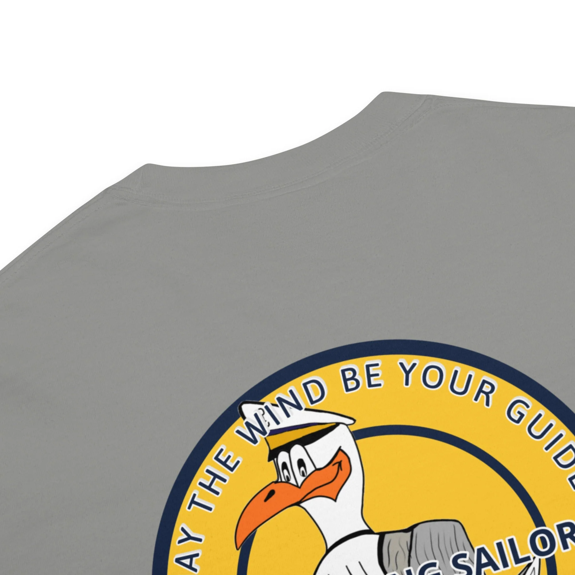 Men’s High Flying Sailor Heavyweight T-Shirt - Image 15