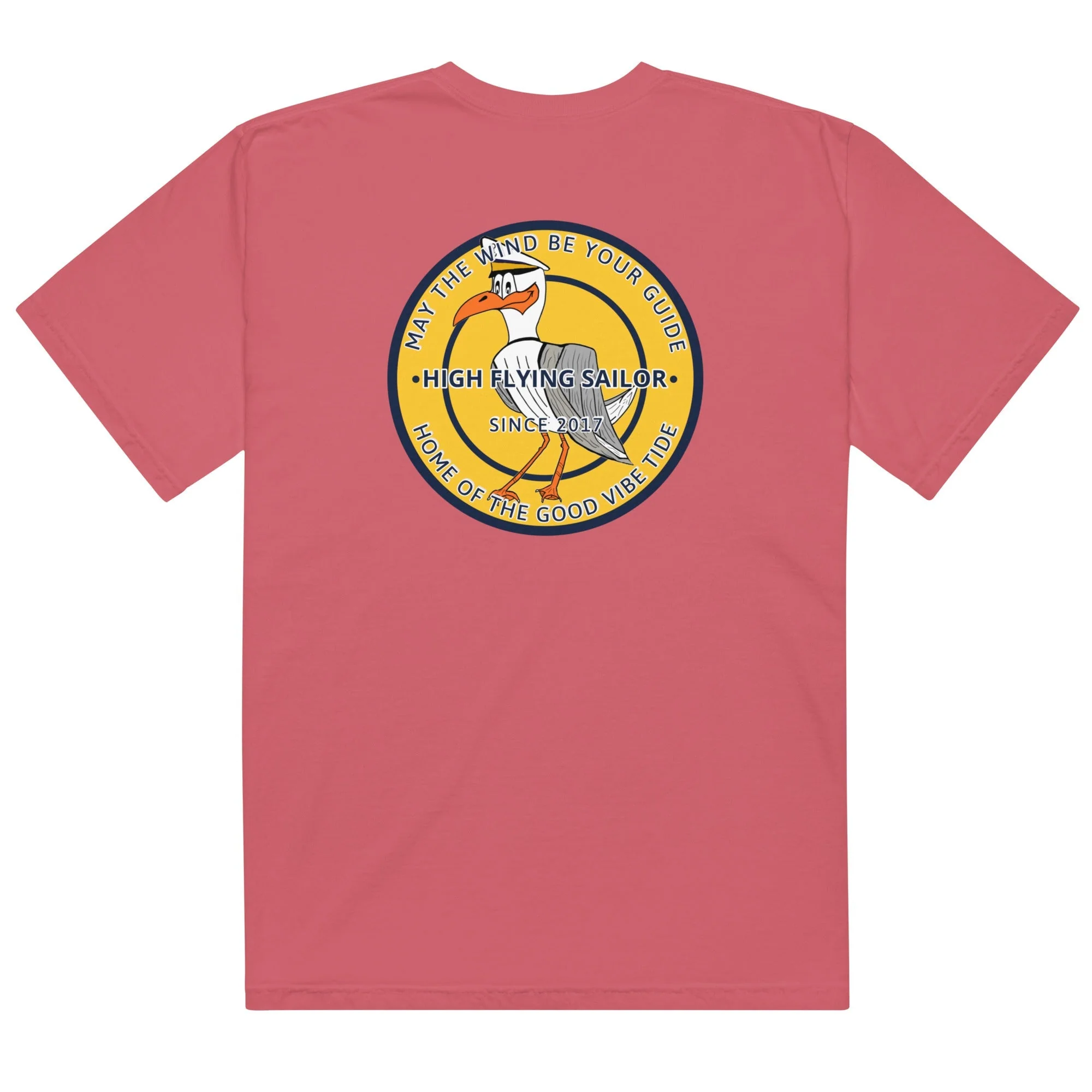 Men’s High Flying Sailor Heavyweight T-Shirt - Image 7