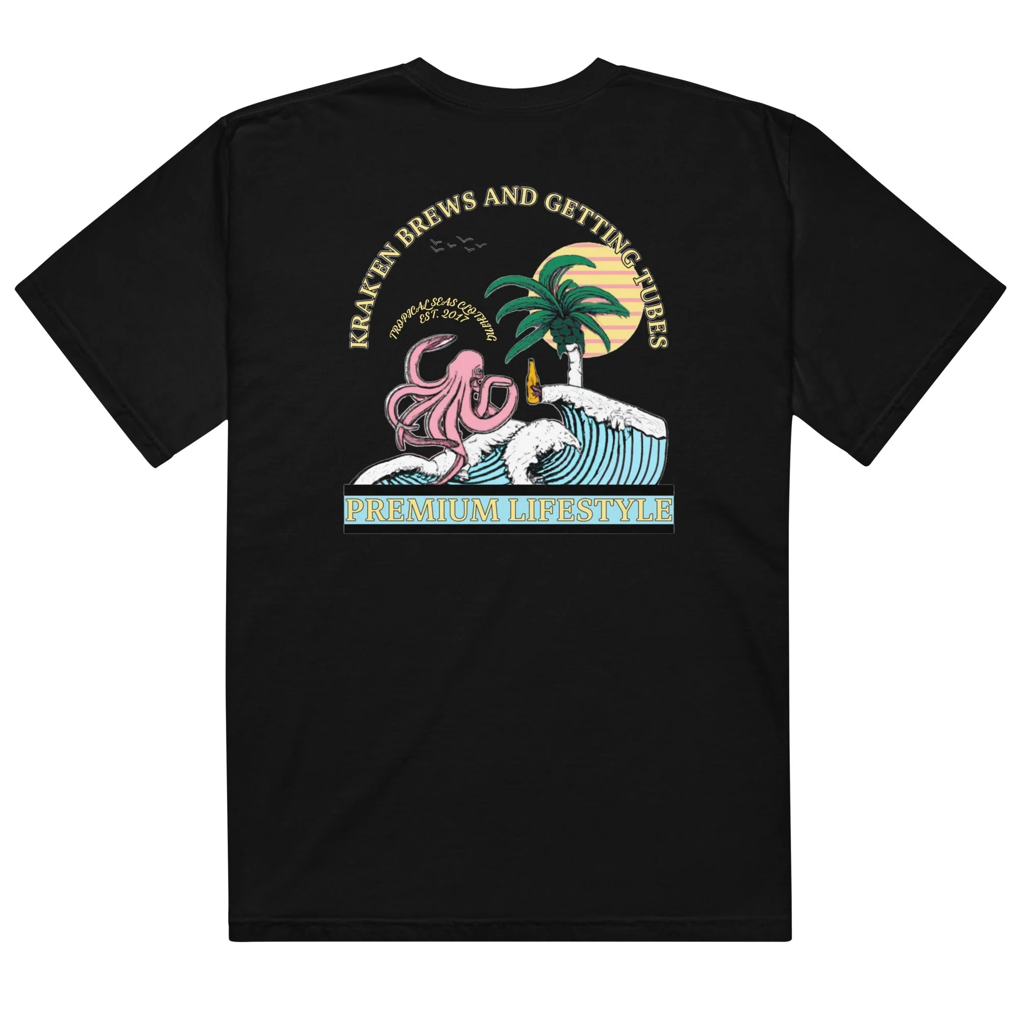 Men’s Premium Lifestyle heavyweight t-shirt - Image 4