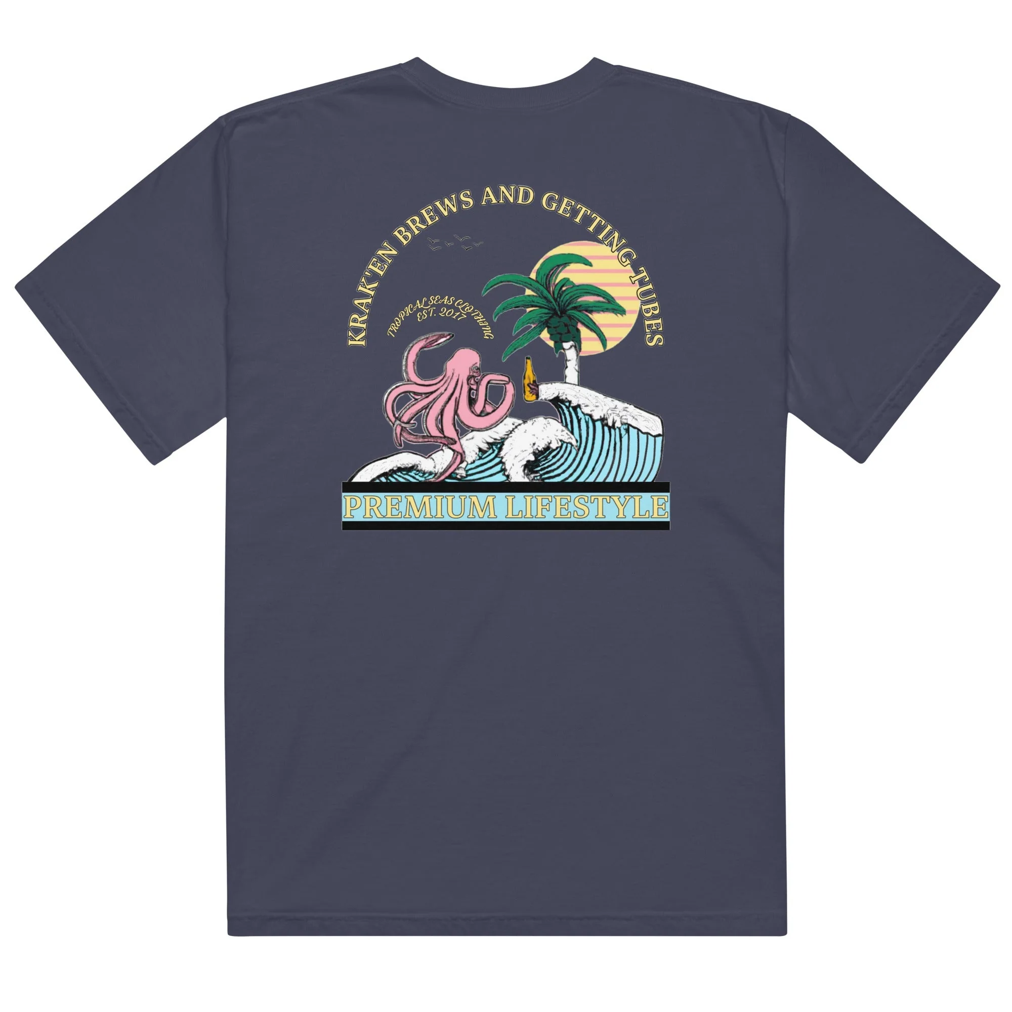 Men’s Premium Lifestyle heavyweight t-shirt - Image 9