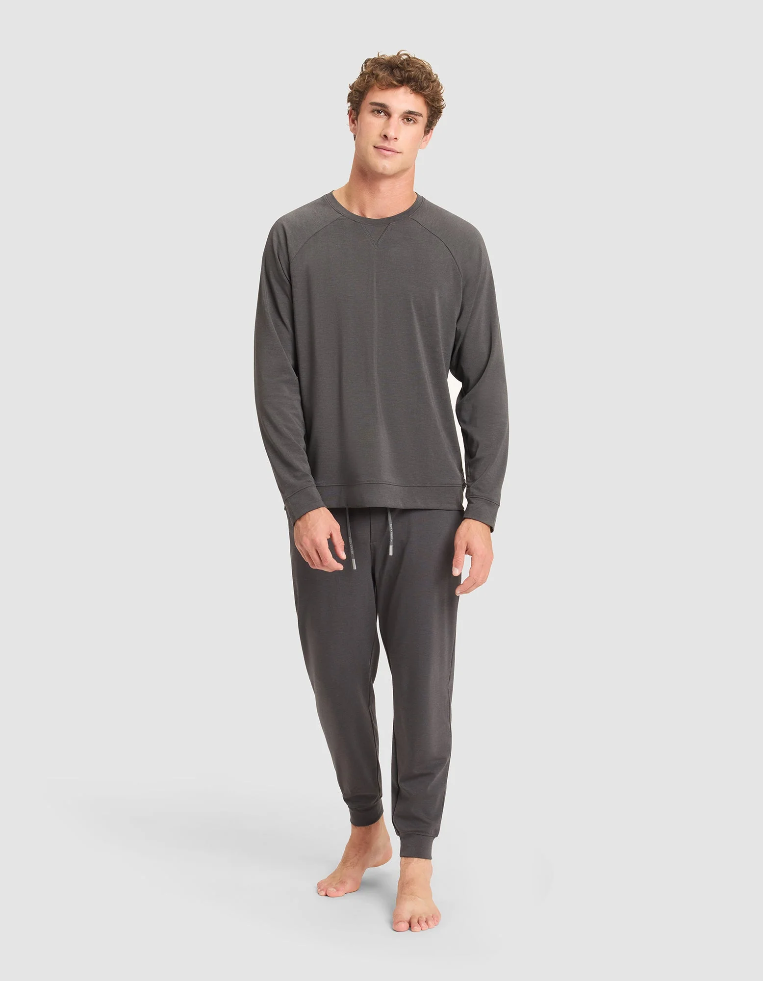 Men's Brushed Bamboo Jogger Set - Image 4