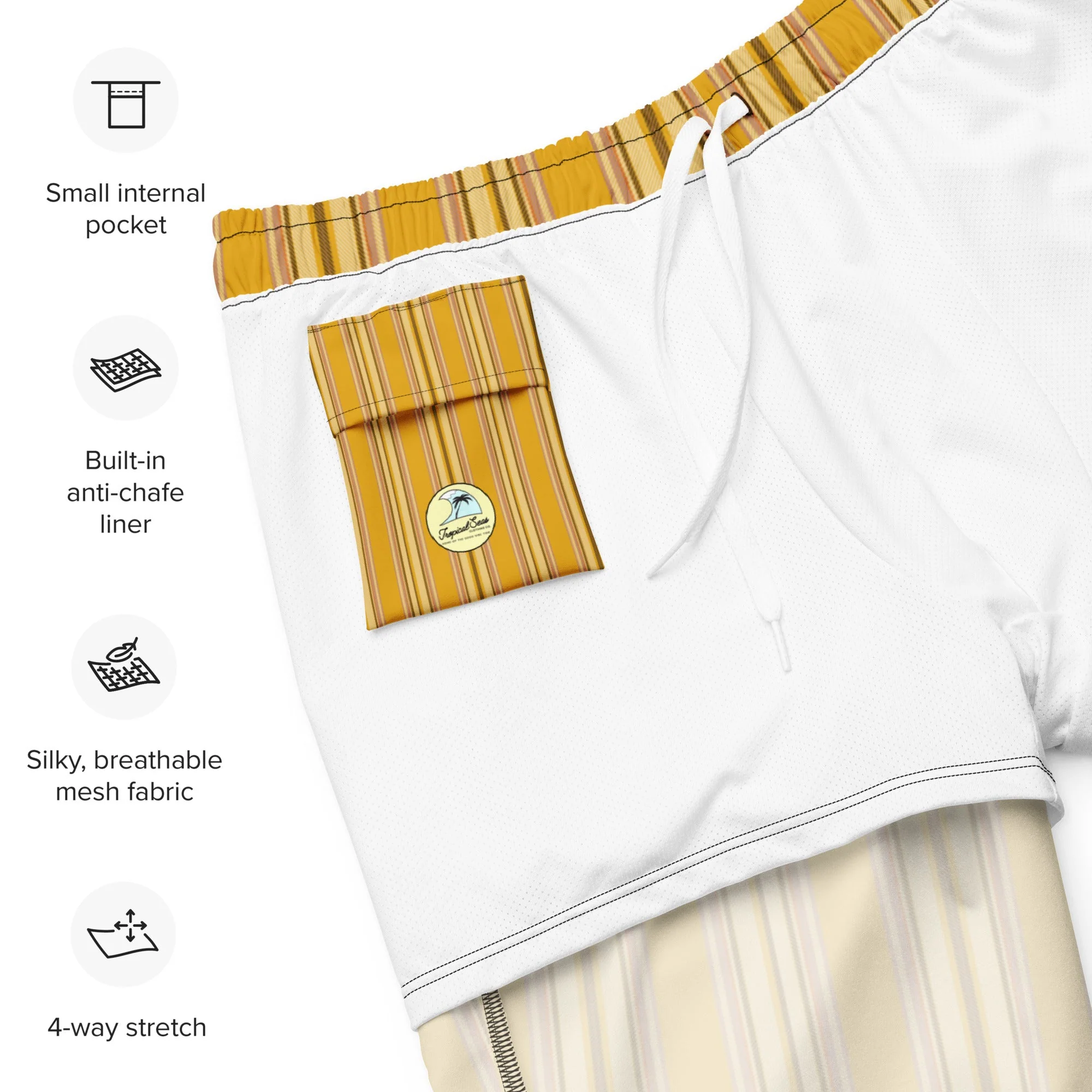 Men's Golden Sands Retreat swim trunks - Image 2