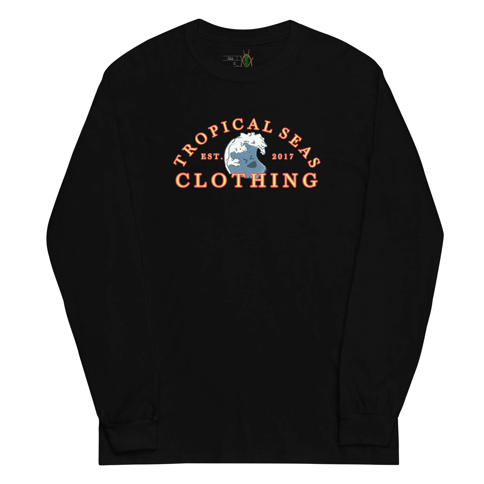 Men's Good Vibe Wave Long Sleeve Shirt - Image 2