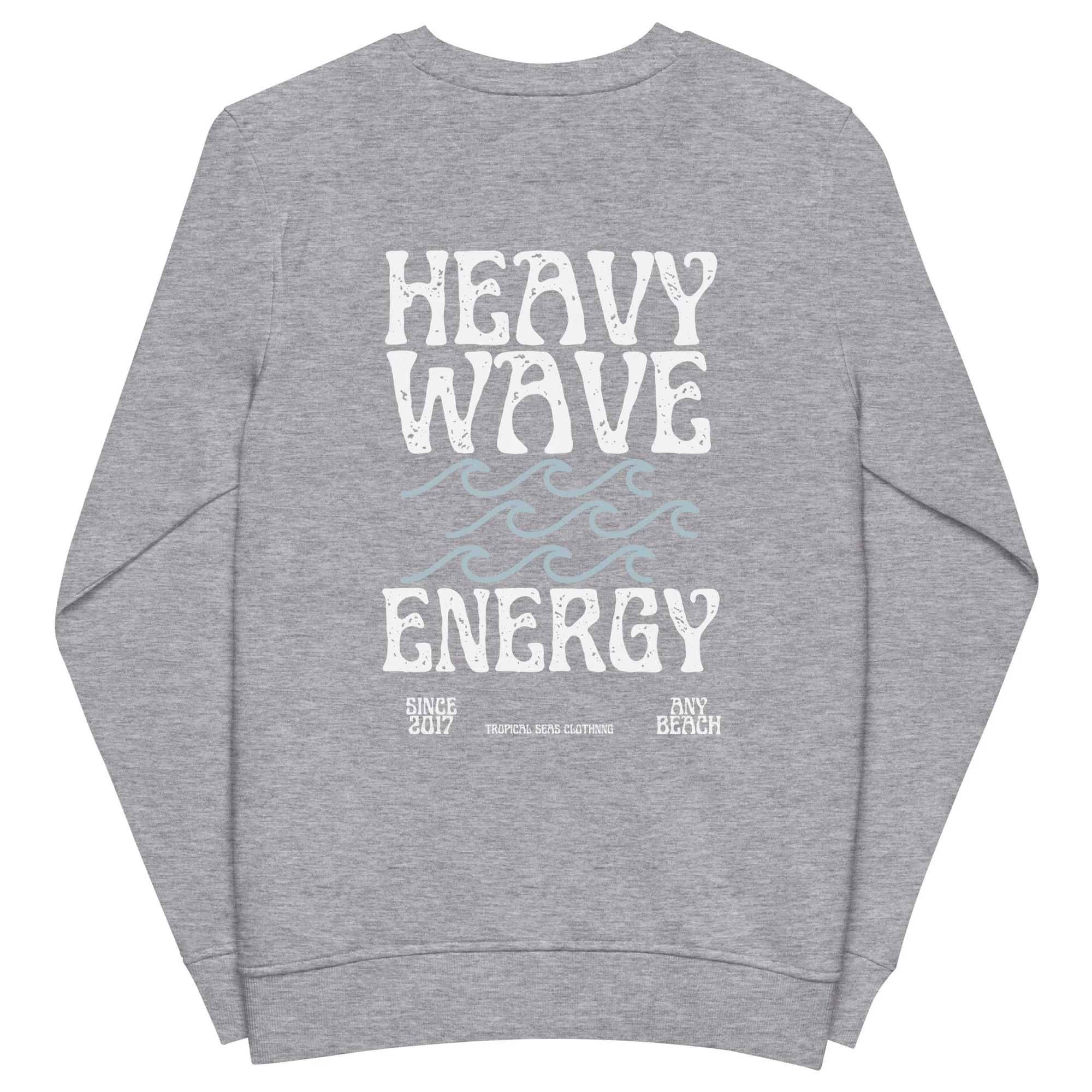 Men's Heavy Wave Energy Organic Sweatshirt - Image 10