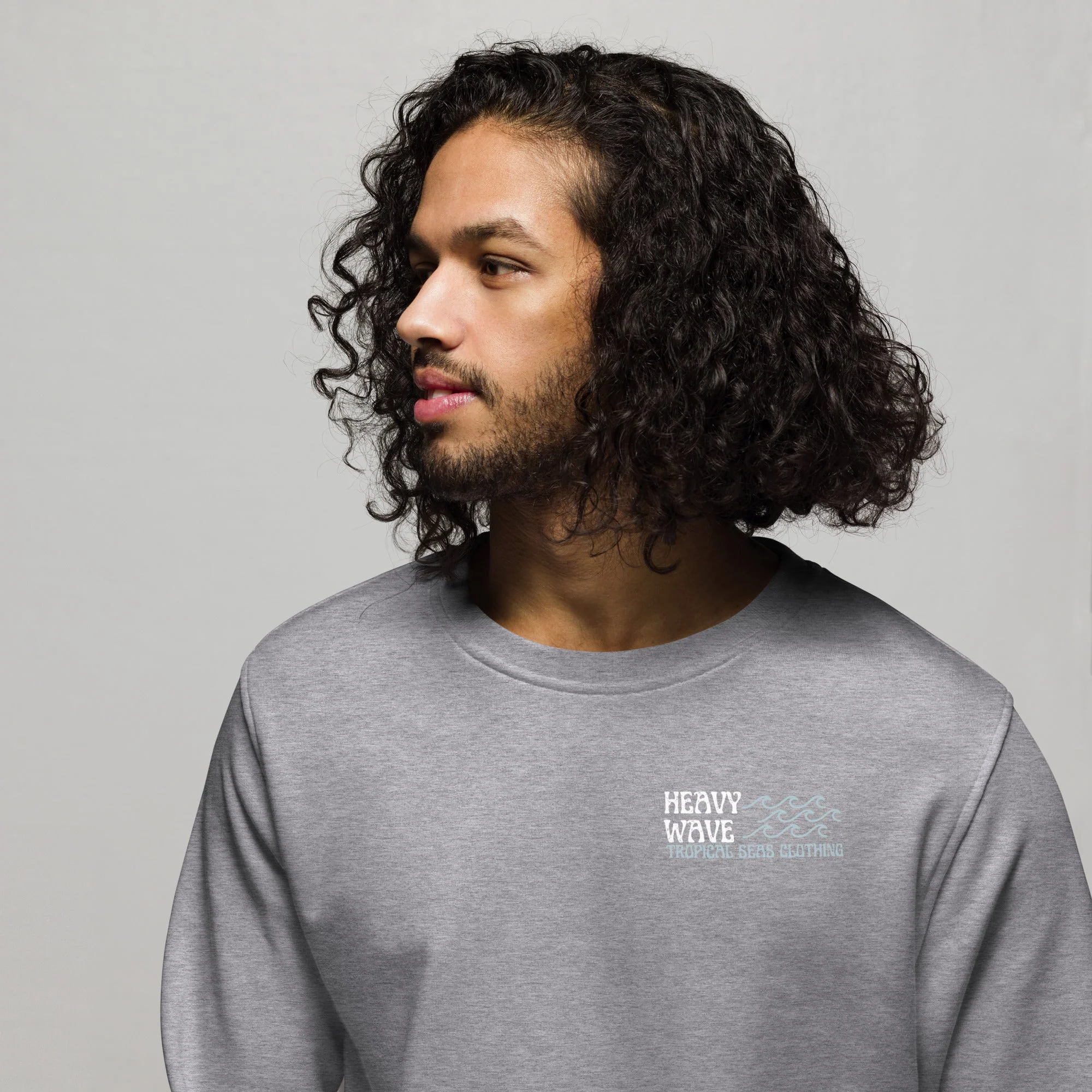 Men's Heavy Wave Energy Organic Sweatshirt - Image 29