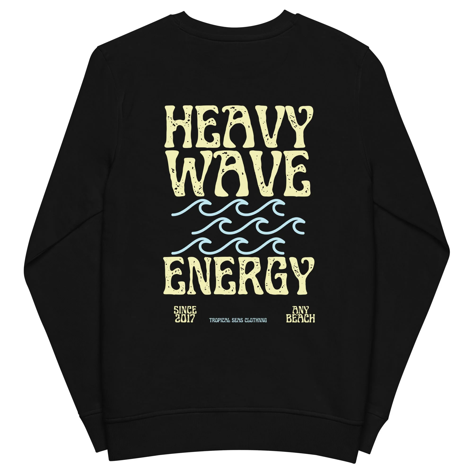 Men's Heavy Wave Energy Organic Sweatshirt - Image 4