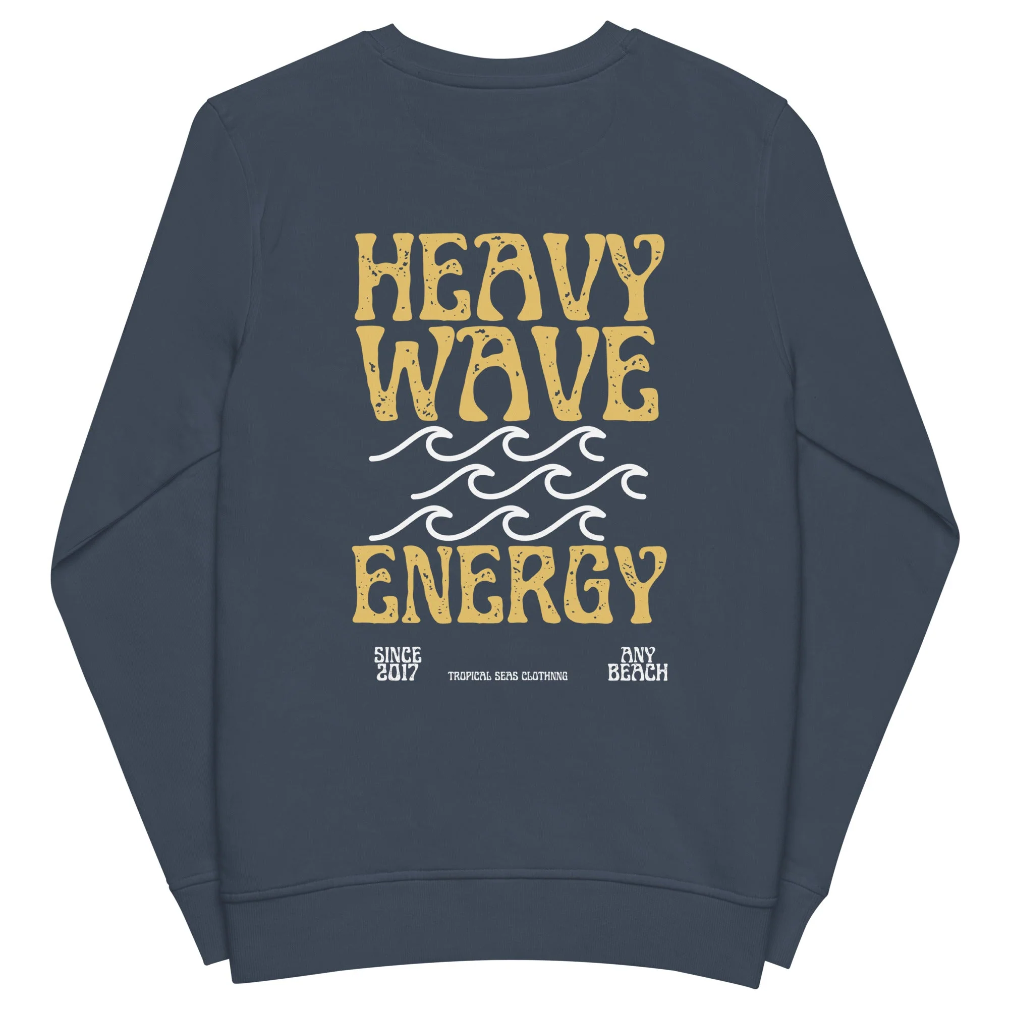 Men's Heavy Wave Energy Organic Sweatshirt - Image 8