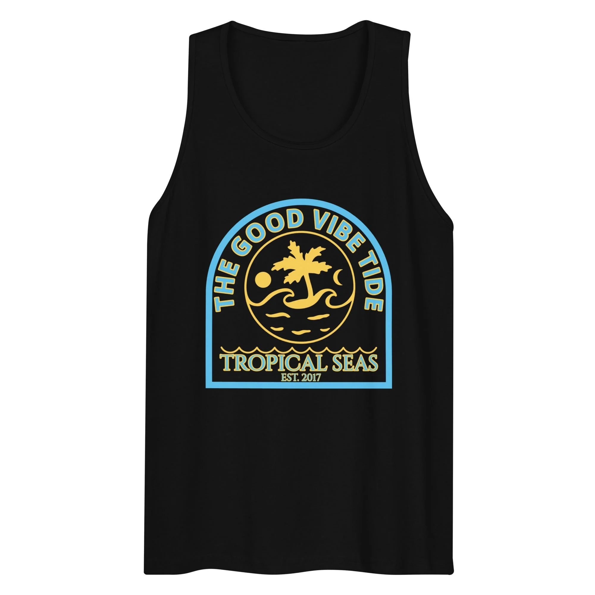 Men's Premium Island Life Tropical Tank Top - Image 2