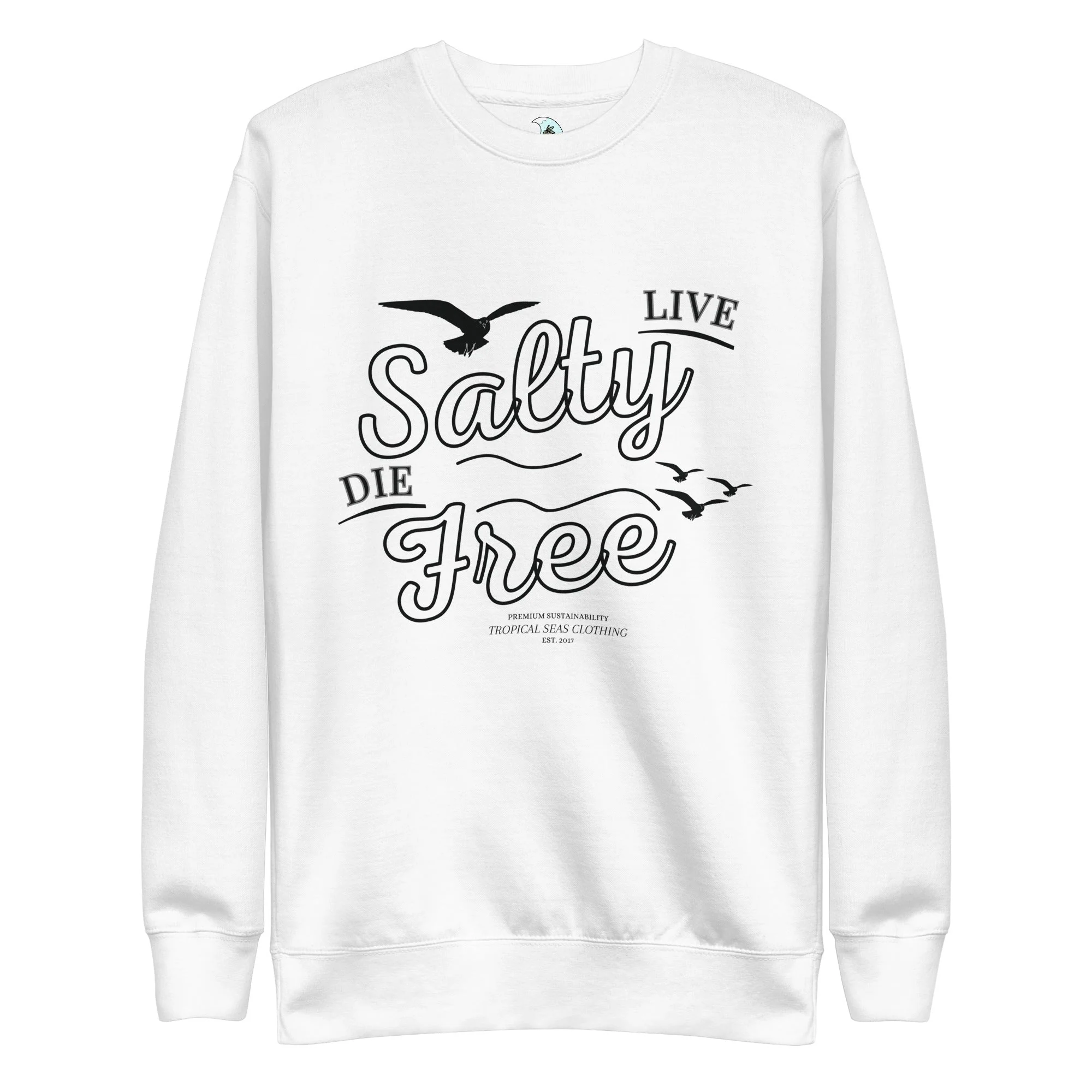 Men's Premium Live Salty, Die Free Sweatshirt - Image 3