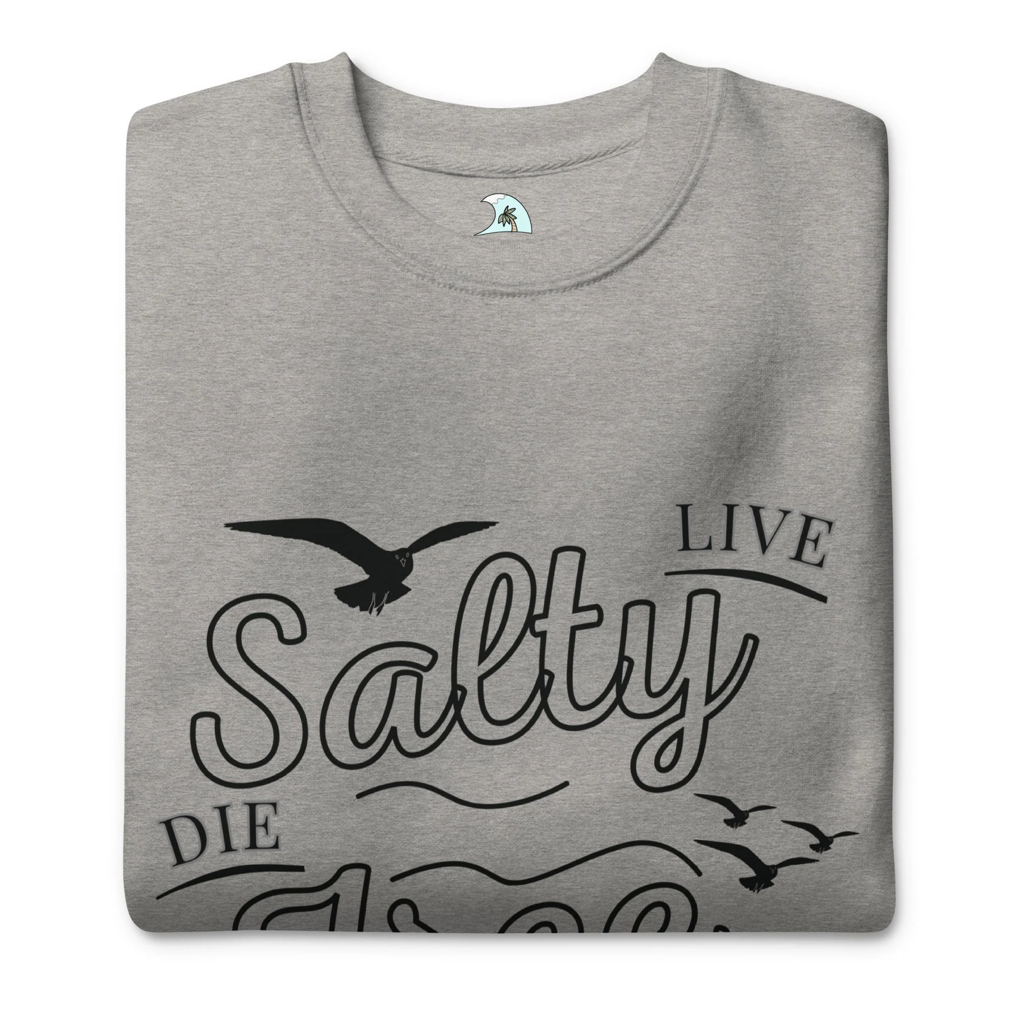 Men's Premium Live Salty, Die Free Sweatshirt - Image 5