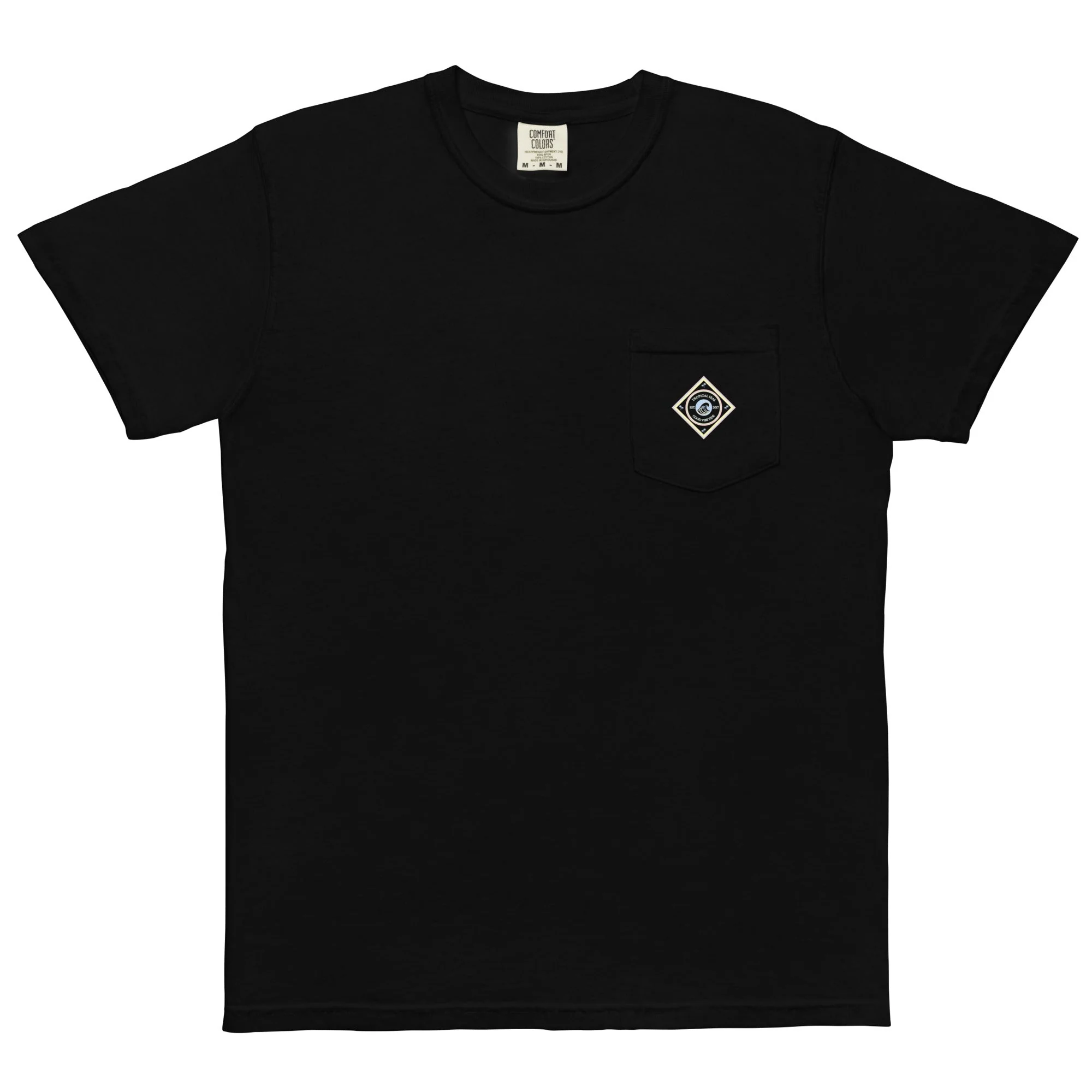 Men's Tropical Seas Pocket T-shirt - Image 2